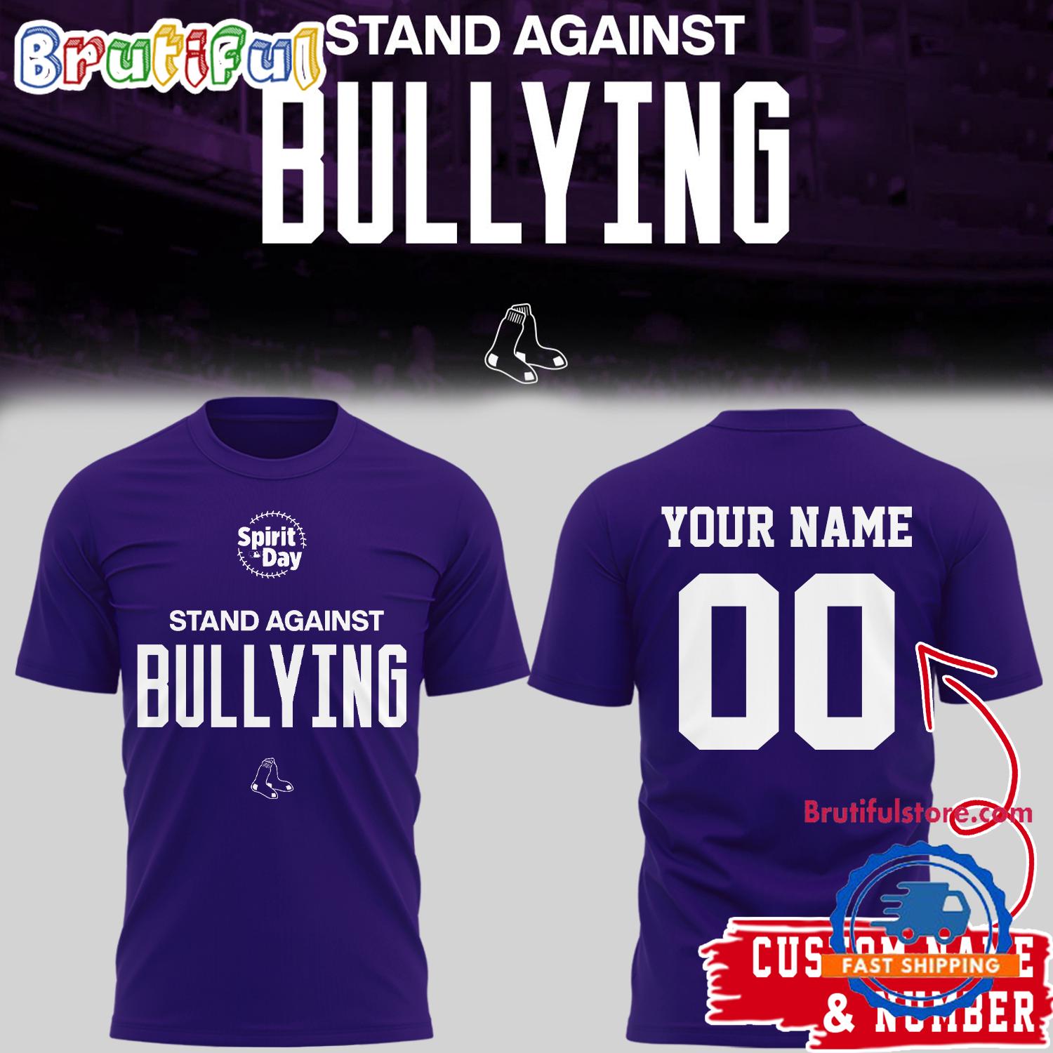 Boston Red Sox Special Edition Stand Against Bullying T Shirt