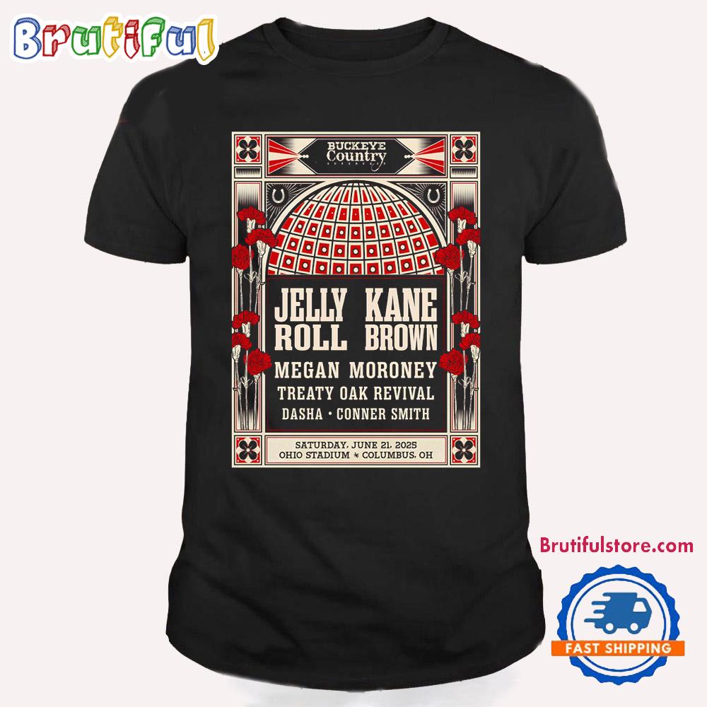 Buckeye Country At Ohio Stadium Columbus OH June 21 2024 Tour T Shirt