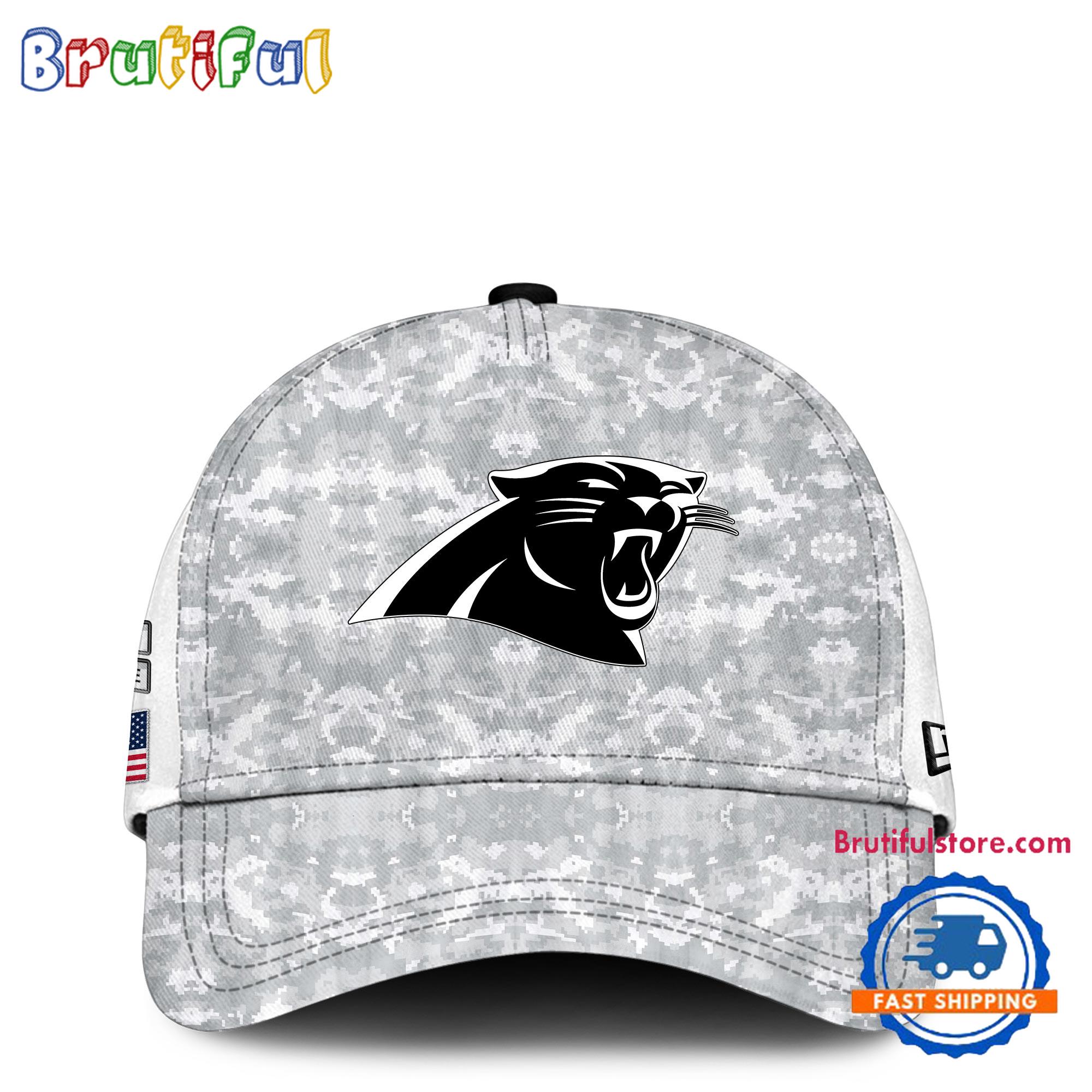 Carolina Panthers Camo 2024 Salute to Service Club Veterans Limited Baseball Cap