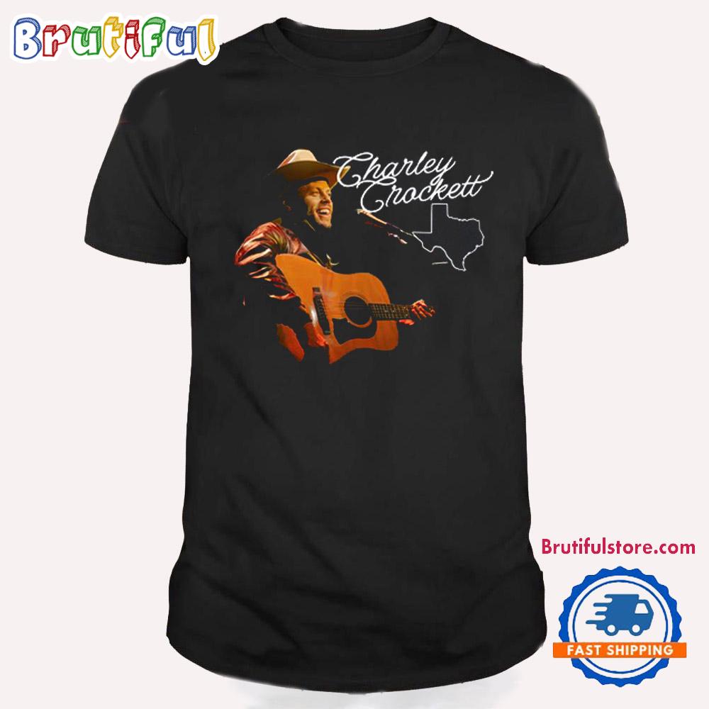 Charley Crockett On Stage 2024 New Tee Shirt