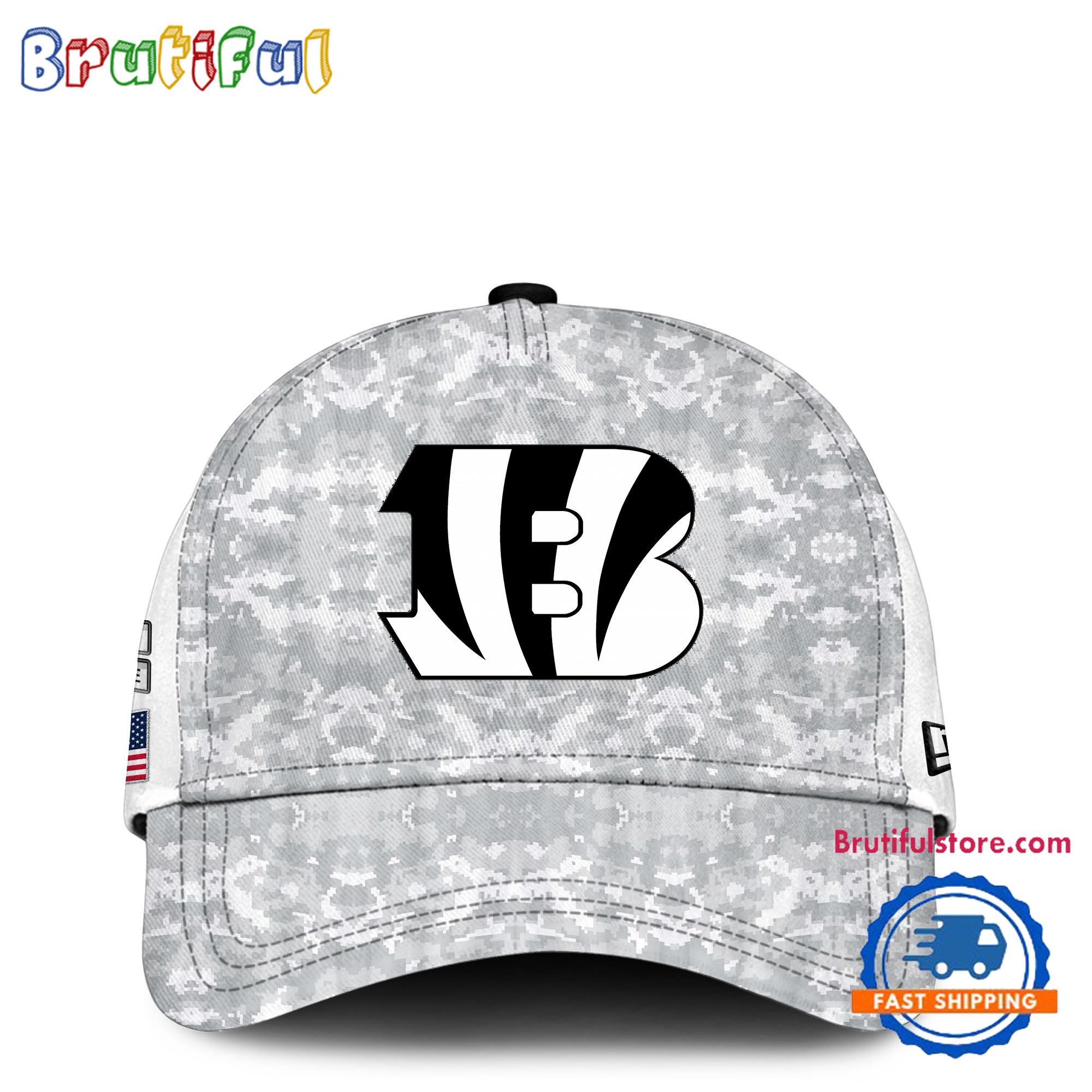 Cincinnati Bengals Camo 2024 Salute to Service Club Veterans Limited Baseball Cap