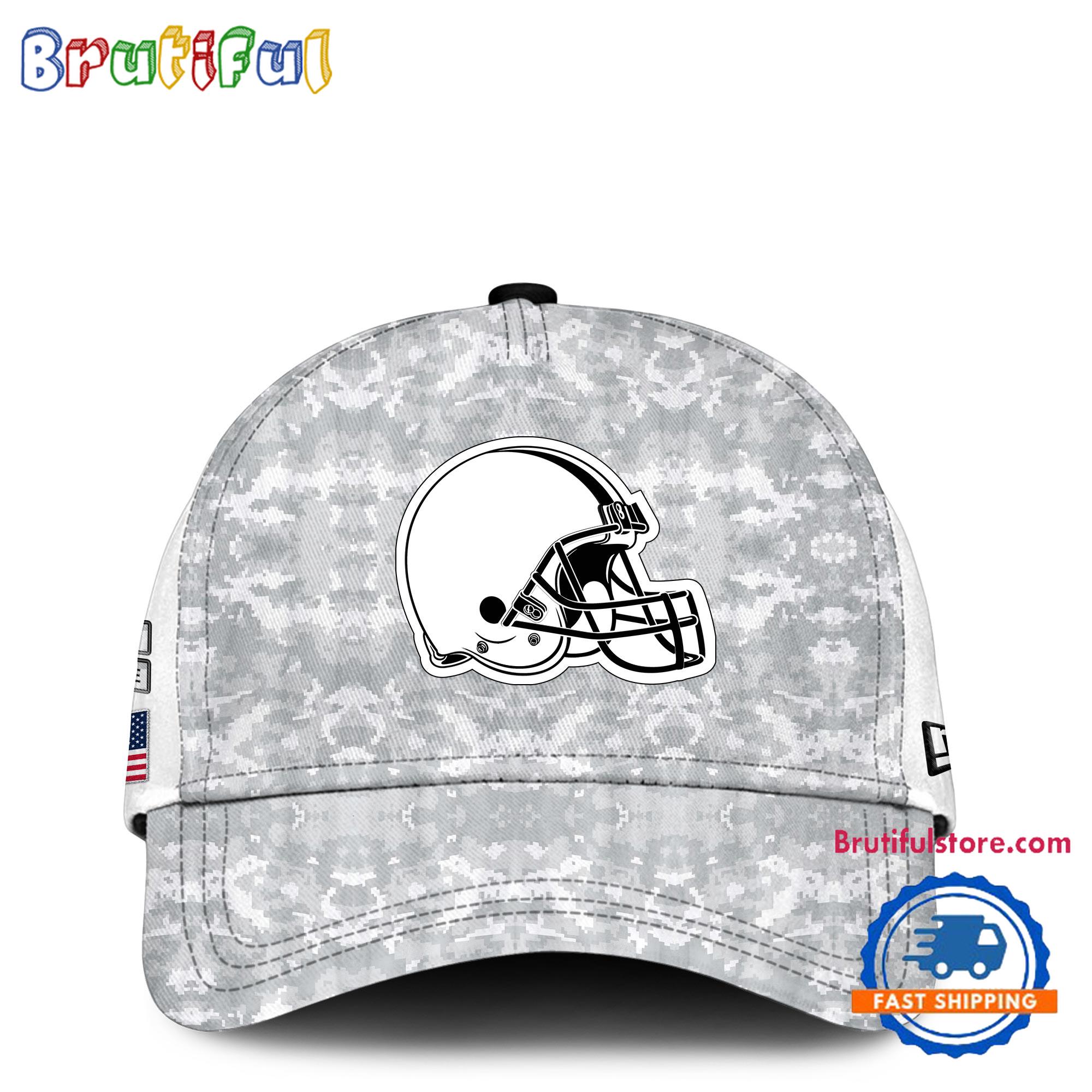 Cleveland Browns Camo 2024 Salute to Service Club Veterans Limited Baseball Cap