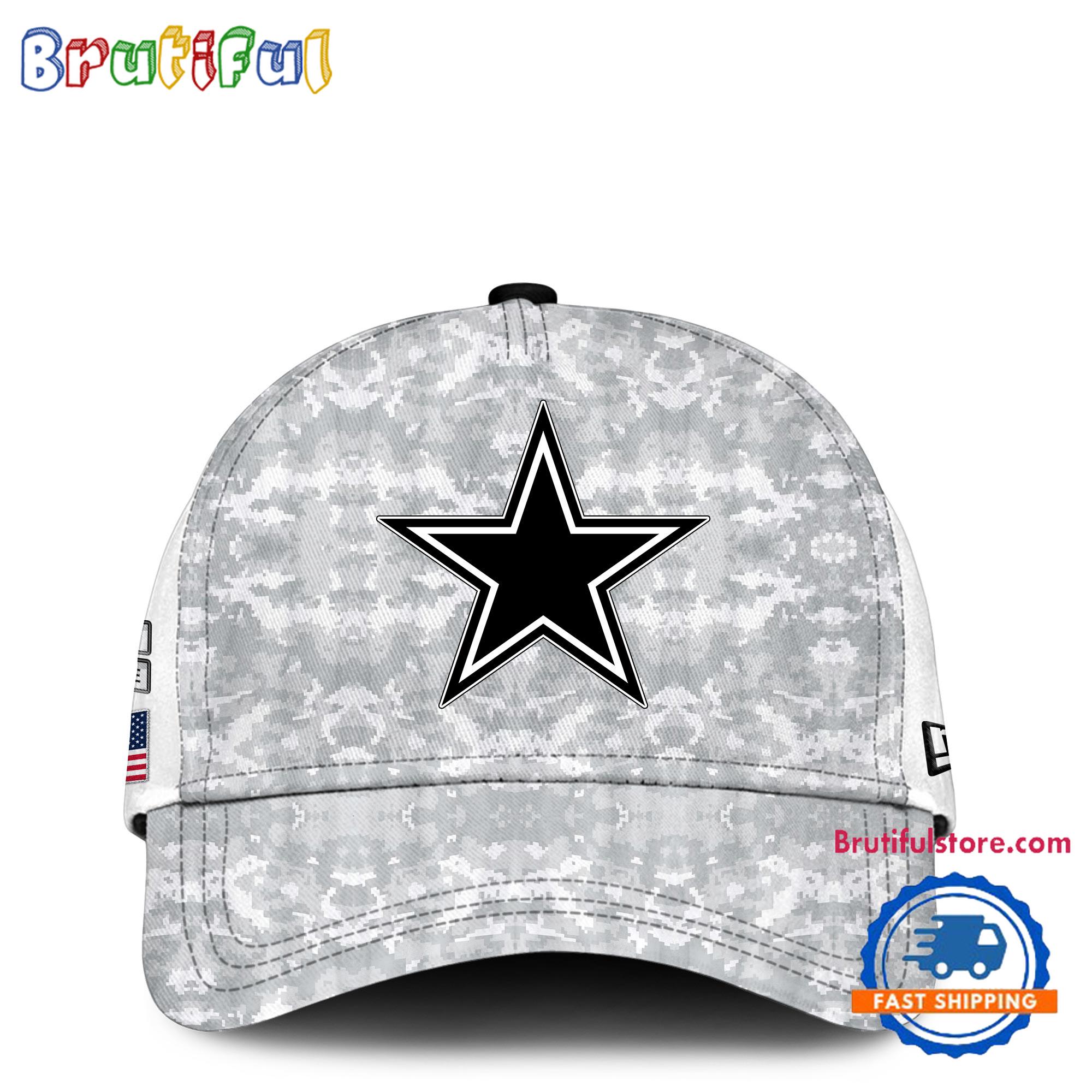 Dallas Cowboys Camo 2024 Salute to Service Club Veterans Limited Baseball Cap