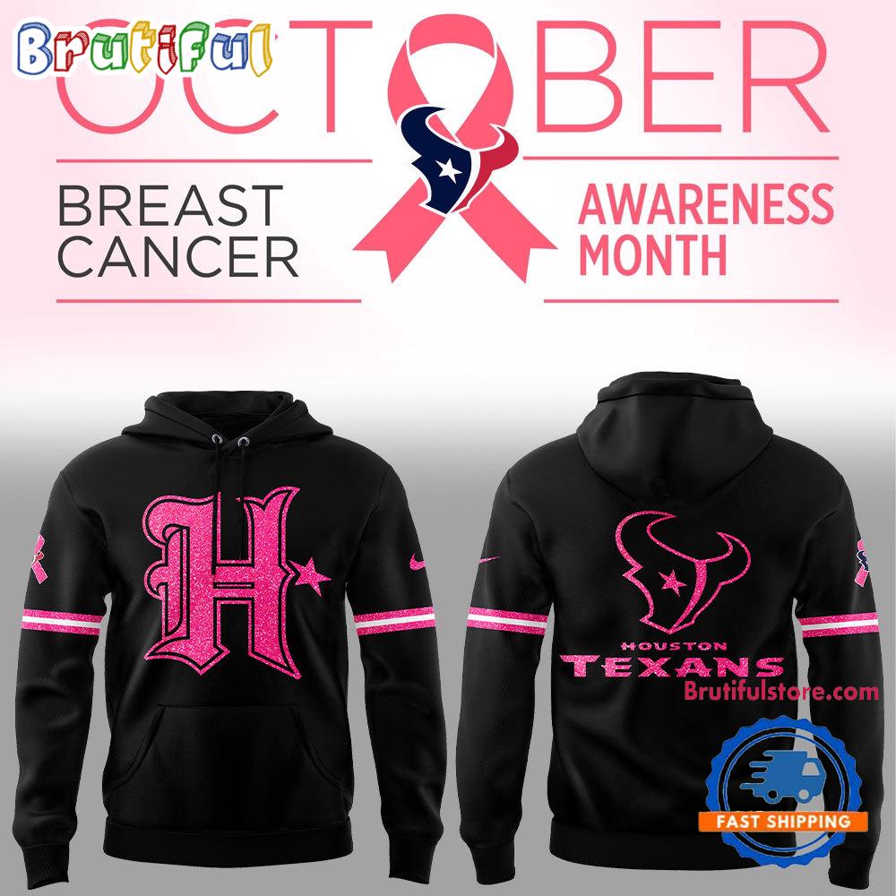 Houston Texans x Breast Cancer Awareness Design New Hoodie
