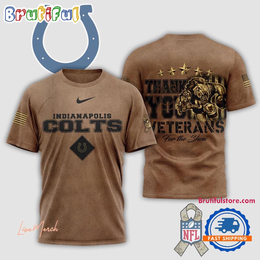 Indianapolis Colts Thank You Veterans For The Show T Shirt