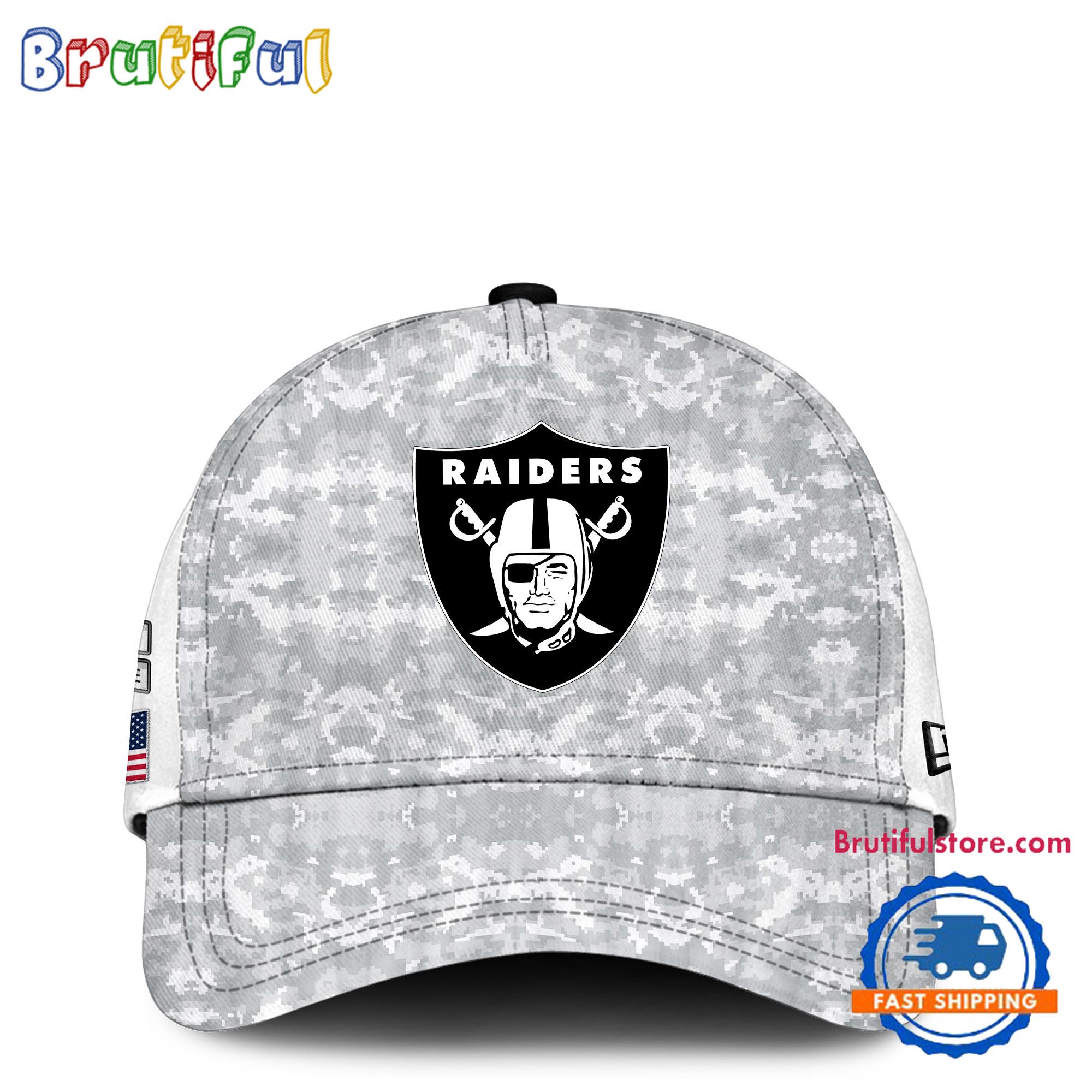 Las Vegas Raiders Camo 2024 Salute to Service Club Veterans Limited Baseball Cap