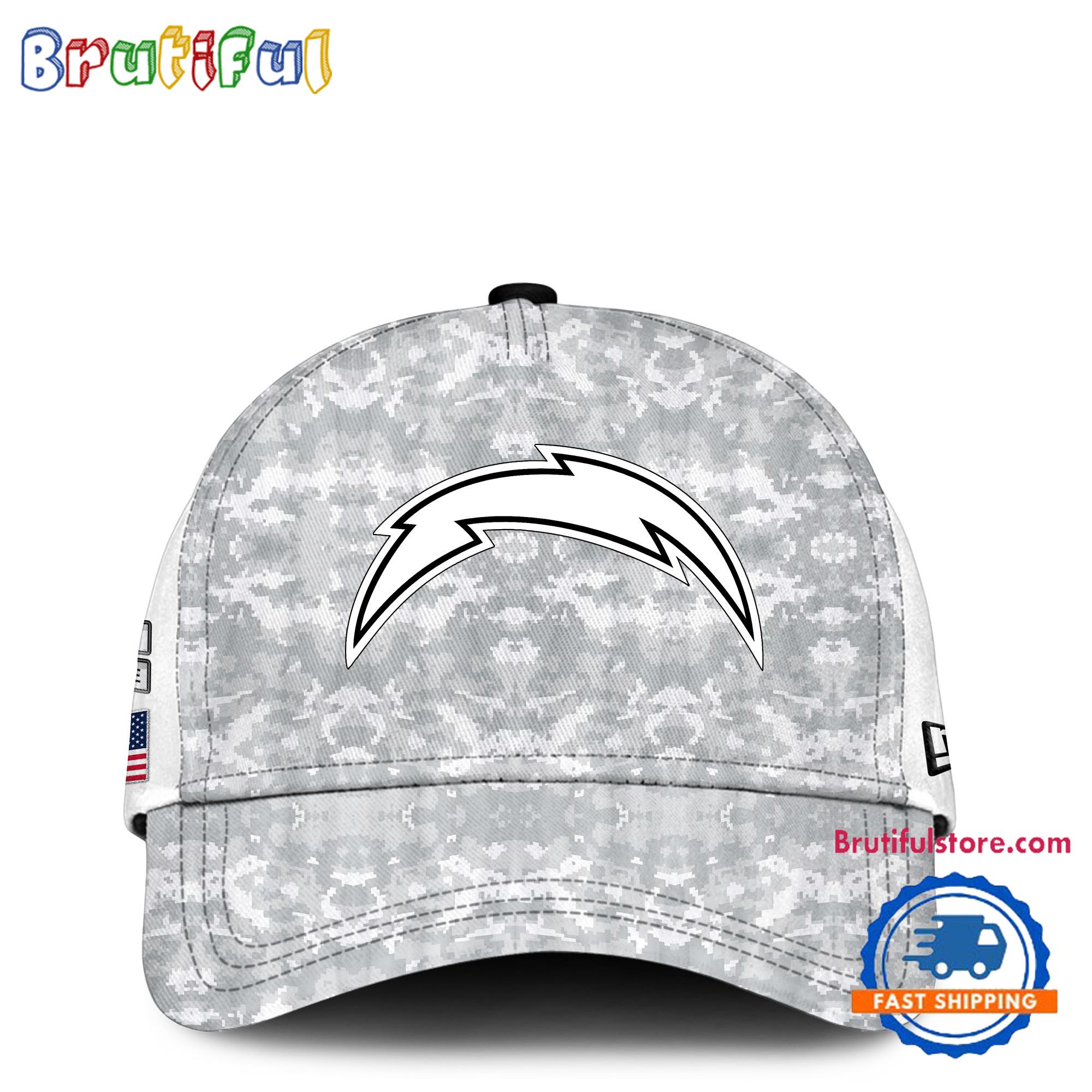 Los Angeles Chargers Arctic Camo 2024 Salute to Service Club Veterans Limited Baseball Cap