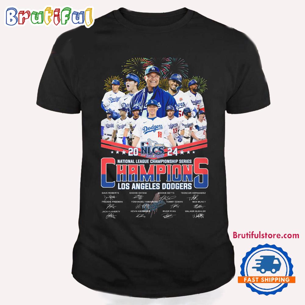 Los Angeles Dodgers Baseball Team 2024 NLCS Champions T Shirt