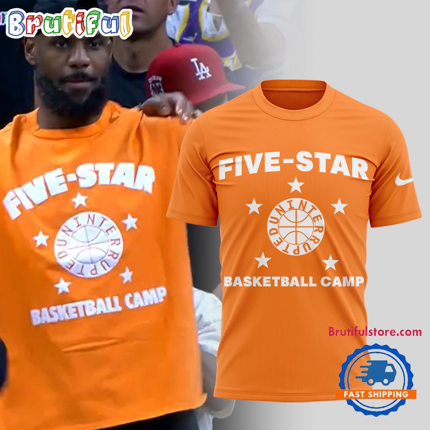 Los Angeles Lakers Special Edition Five-Star Basketball Camp T Shirt