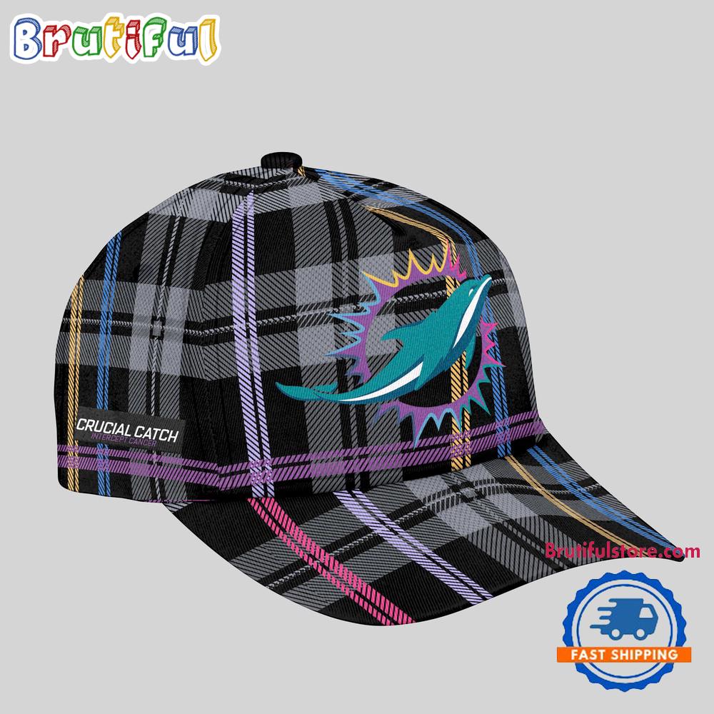 Miami Dolphins 2024 NFL Crucial Catch Baseball Cap
