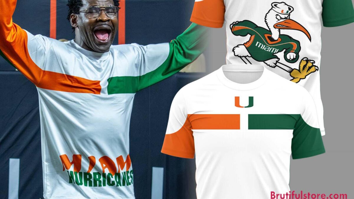 Miami Hurricanes x Michael Irvin Limited Edition T Shirt1