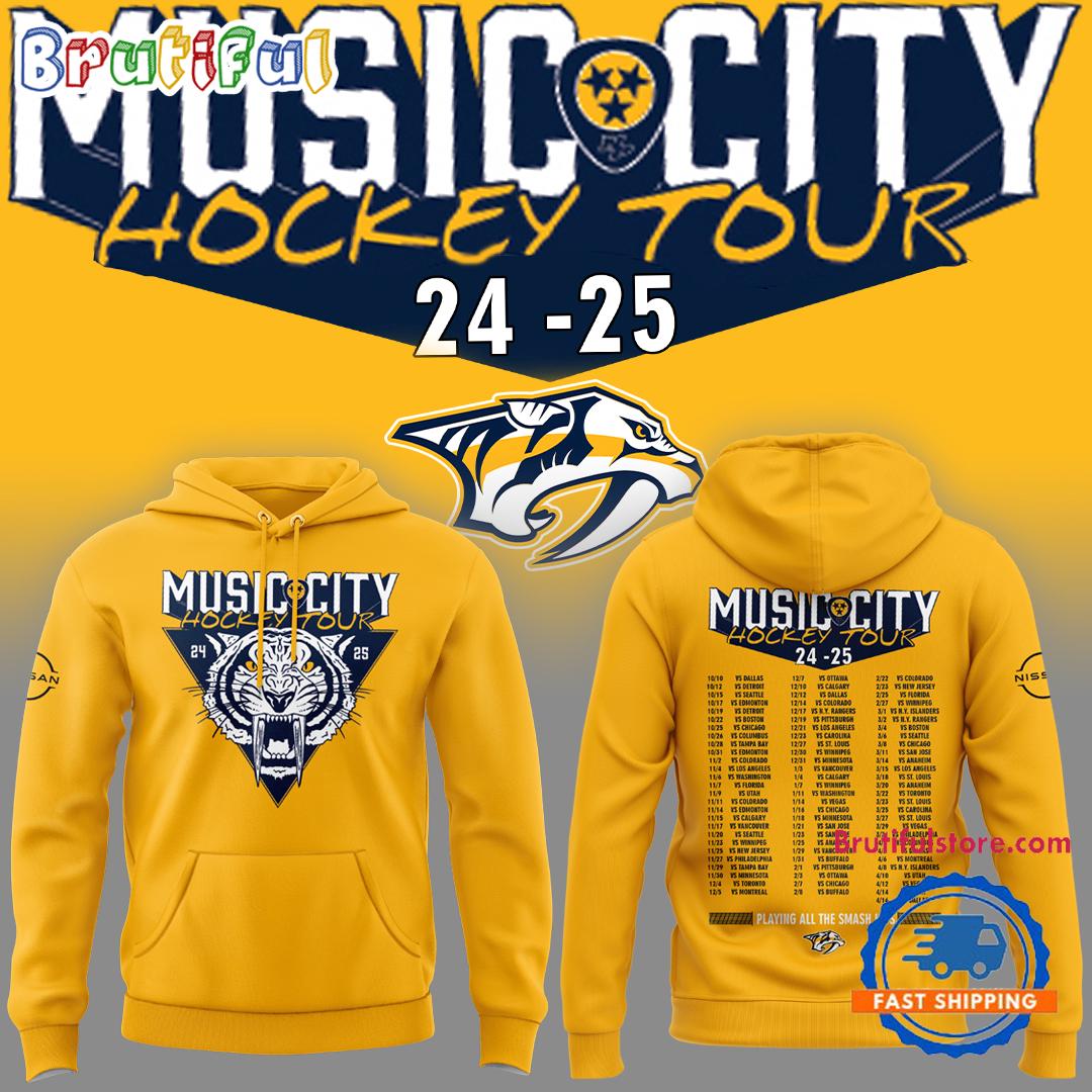 Nashville Predators Music City Hockey Hoodie