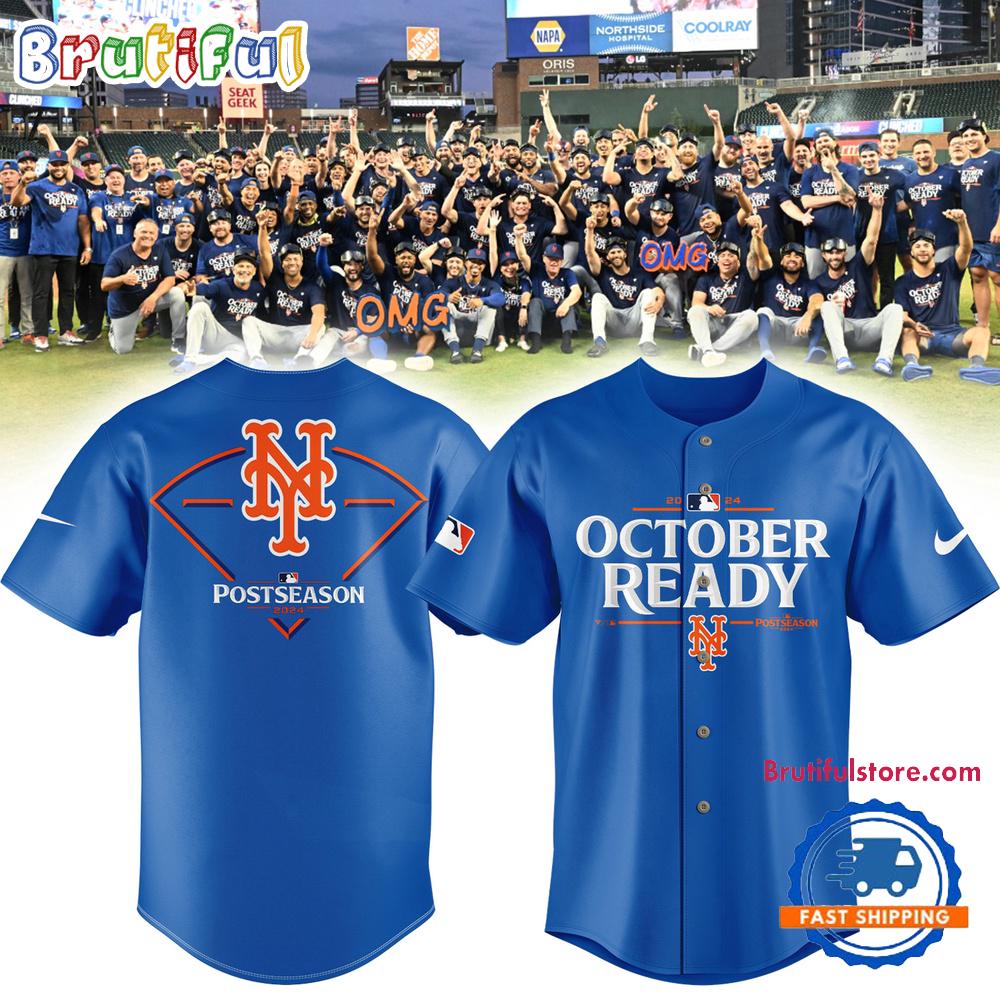 New York Mets Special 2024 MLB Postseason Baseball Jersey