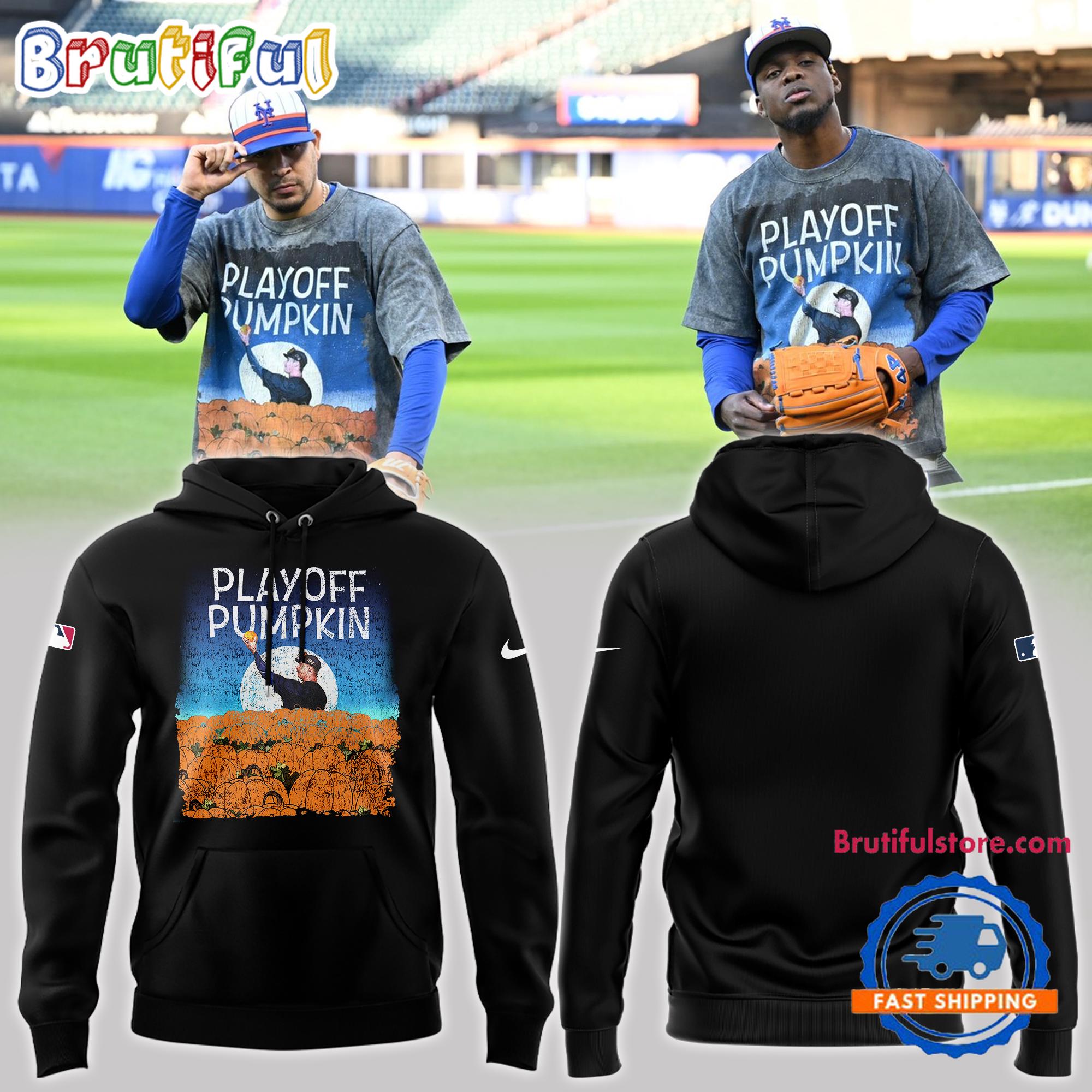 New York Mets Special Playoff Pumpkin Hoodie
