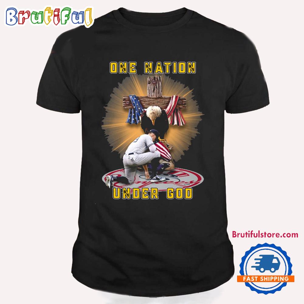 New York Yankees One Nation Under God 2024 T Shirt