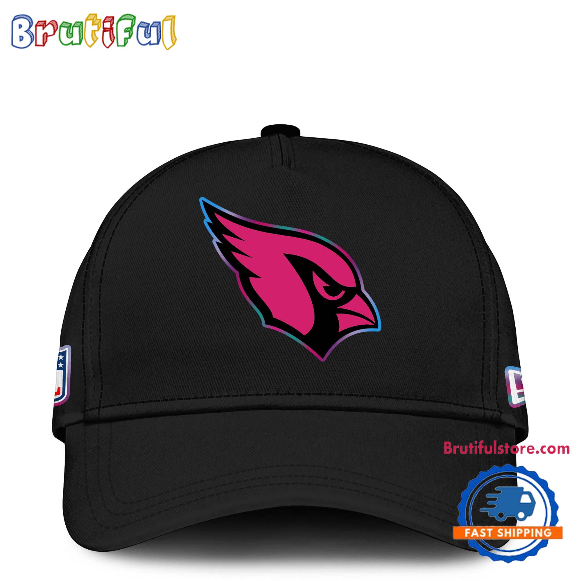 NFL Arizona Cardinals Crucial Catch Pink Breast Cancer Awareness New Football Cap Hats