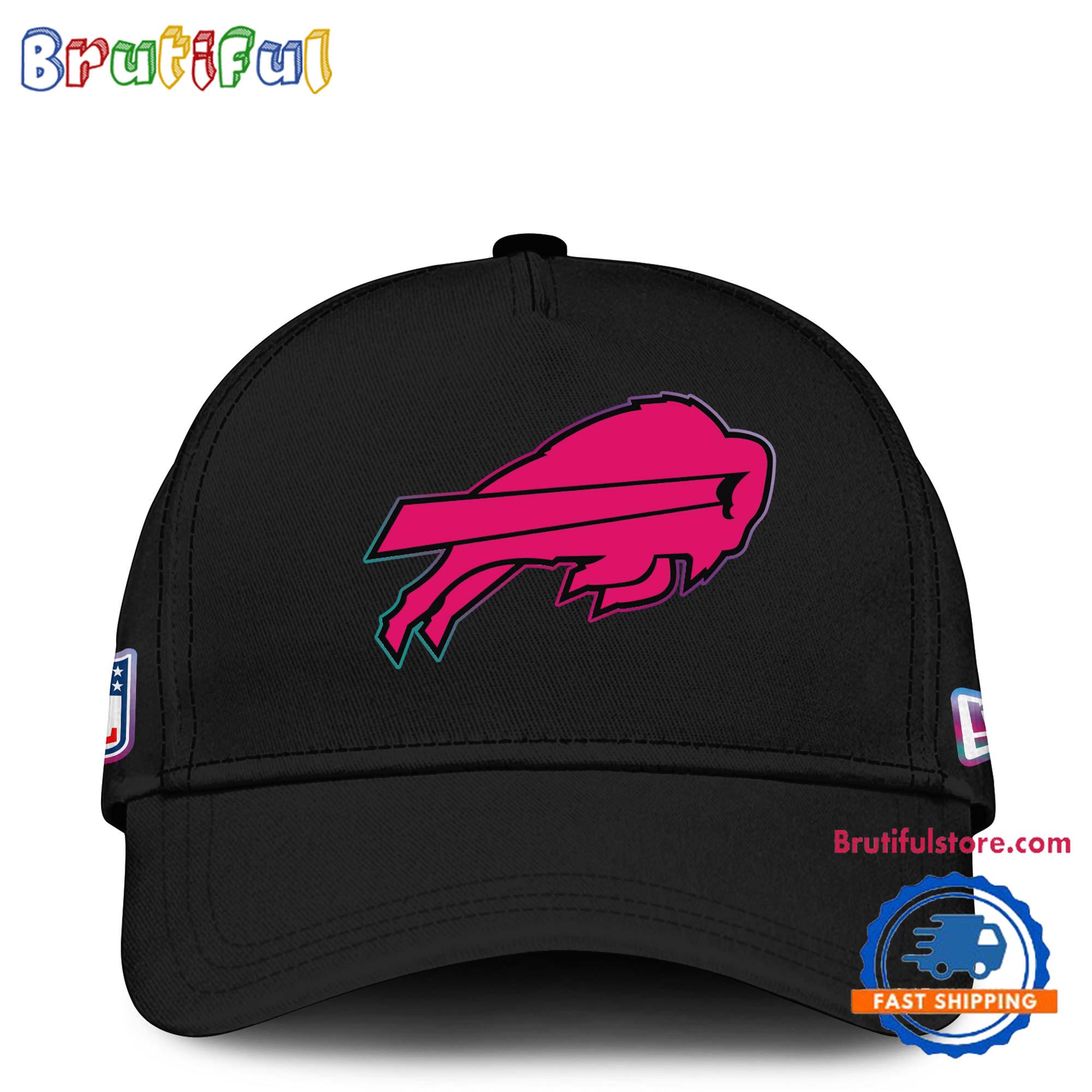 NFL Buffalo Bills Crucial Catch Pink Breast Cancer Awareness New Football Cap Hats
