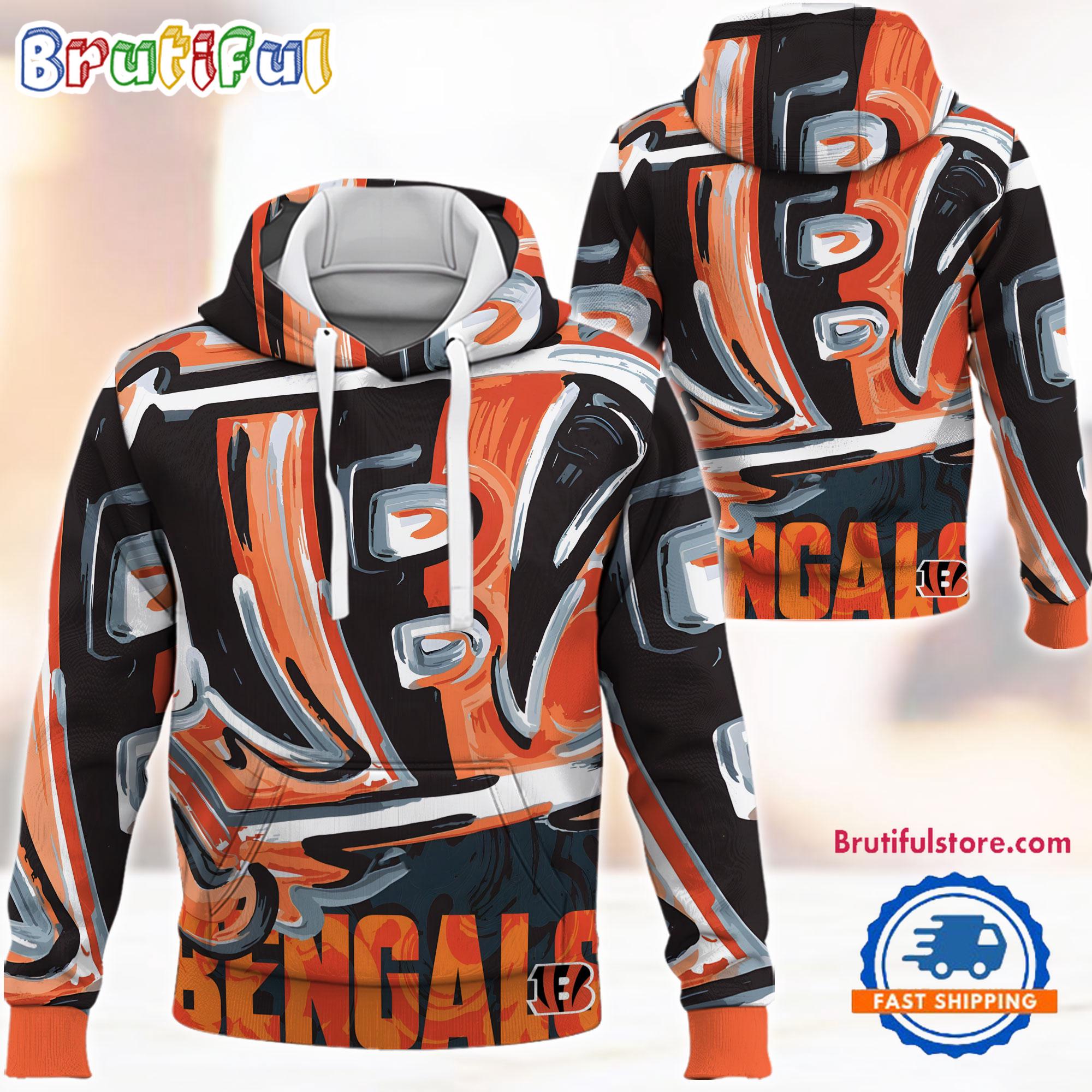 NFL Cincinnati Bengals Football Team 2024 Season Art Print New Hoodie, T Shirt, Sweatshirt