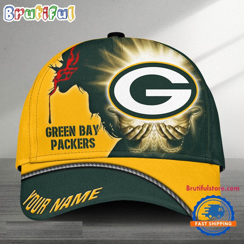 NFL Green Bay Packers Special Christian Custom Baseball Cap, Football God Hats