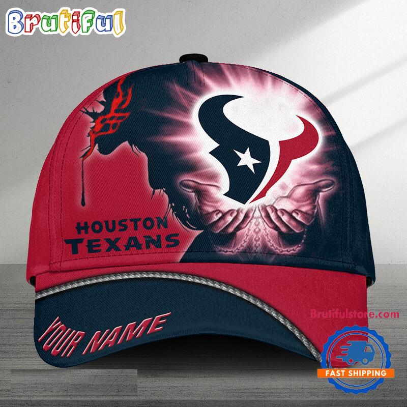 NFL Houston Texans Special Christian Custom Baseball Cap, Football God Hats