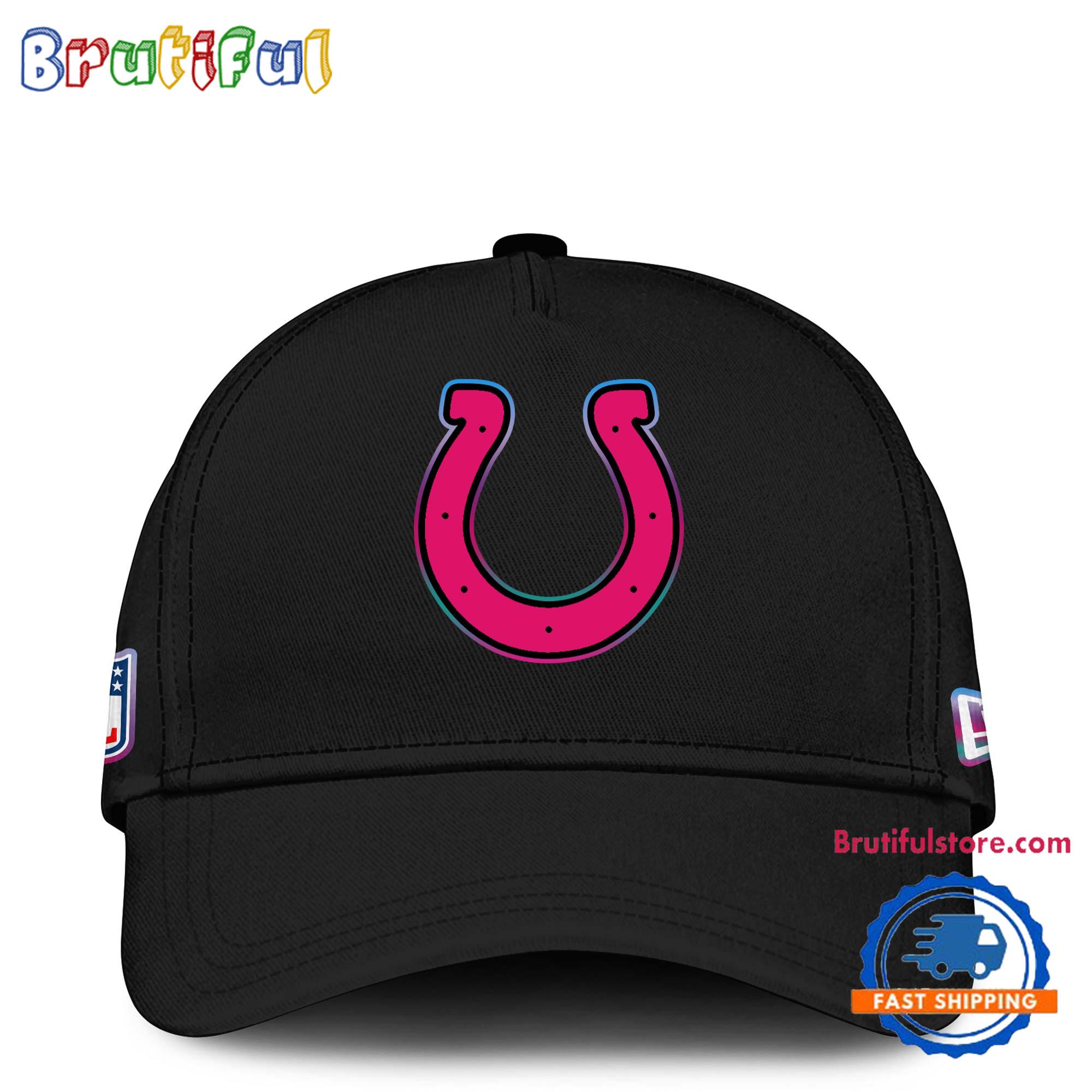 NFL Indianapolis Colts Crucial Catch Pink Breast Cancer Awareness New Football Cap Hats