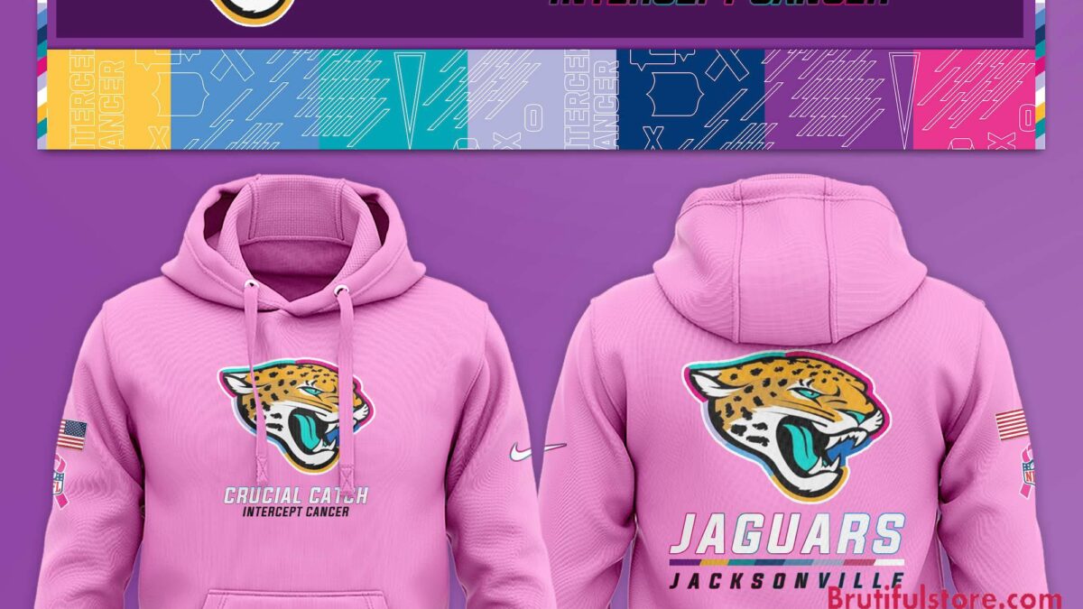 NFL Jacksonville Jaguars Crucial Catch Pink Breast Cancer