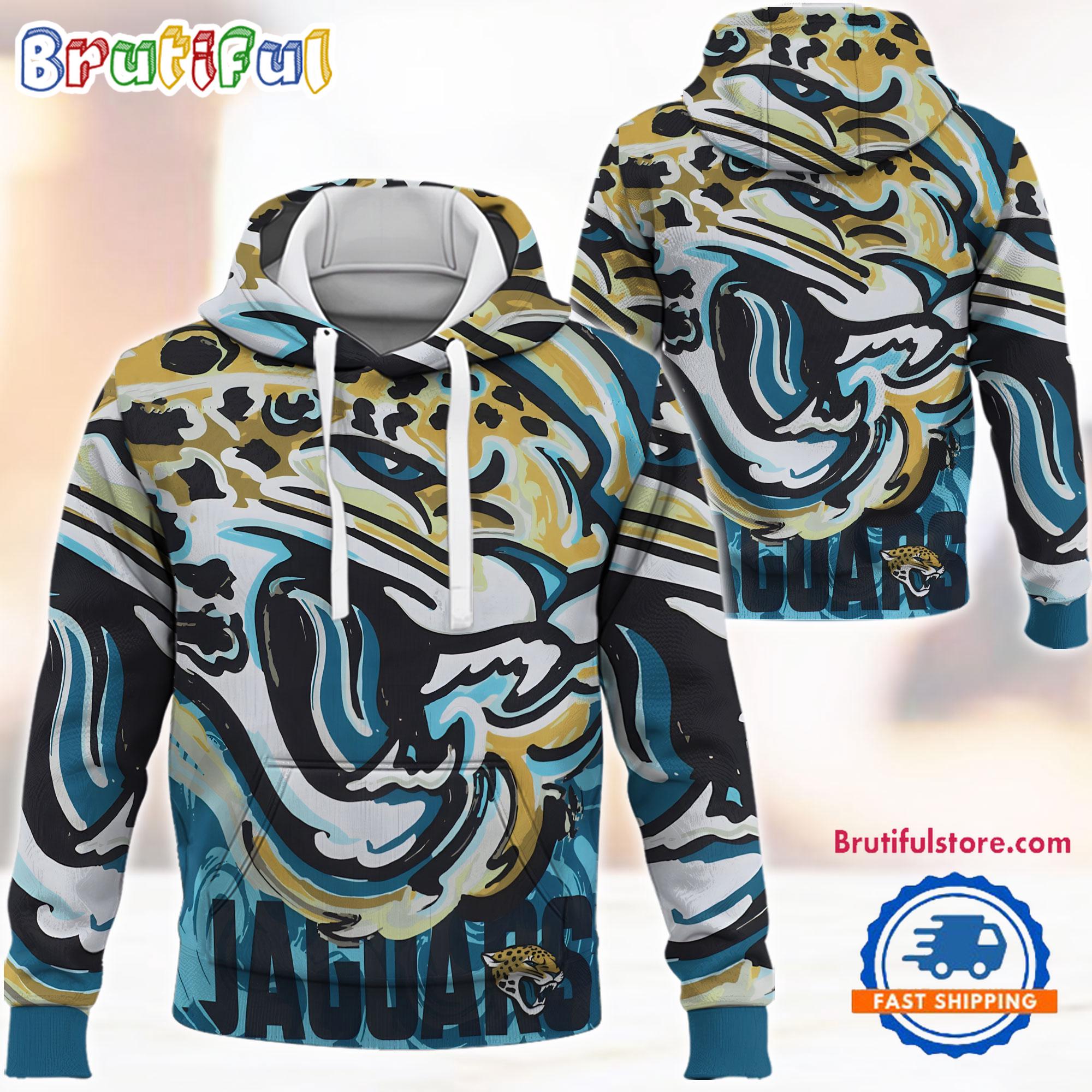 NFL Jacksonville Jaguars Football Team 2024 Season Art Print New Hoodie, T Shirt, Sweatshirt