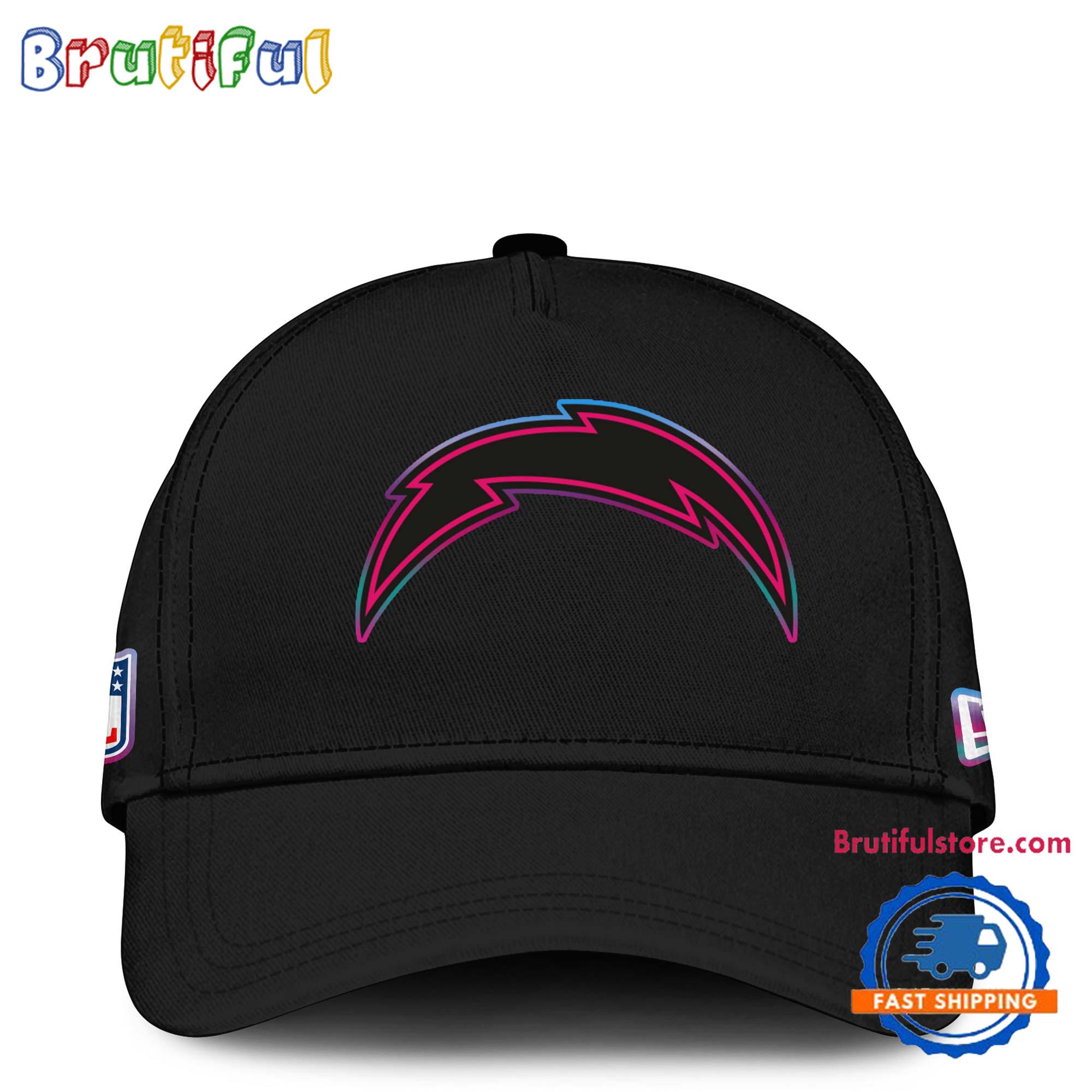 NFL Los Angeles Chargers Crucial Catch Pink Breast Cancer Awareness New Football Cap Hats