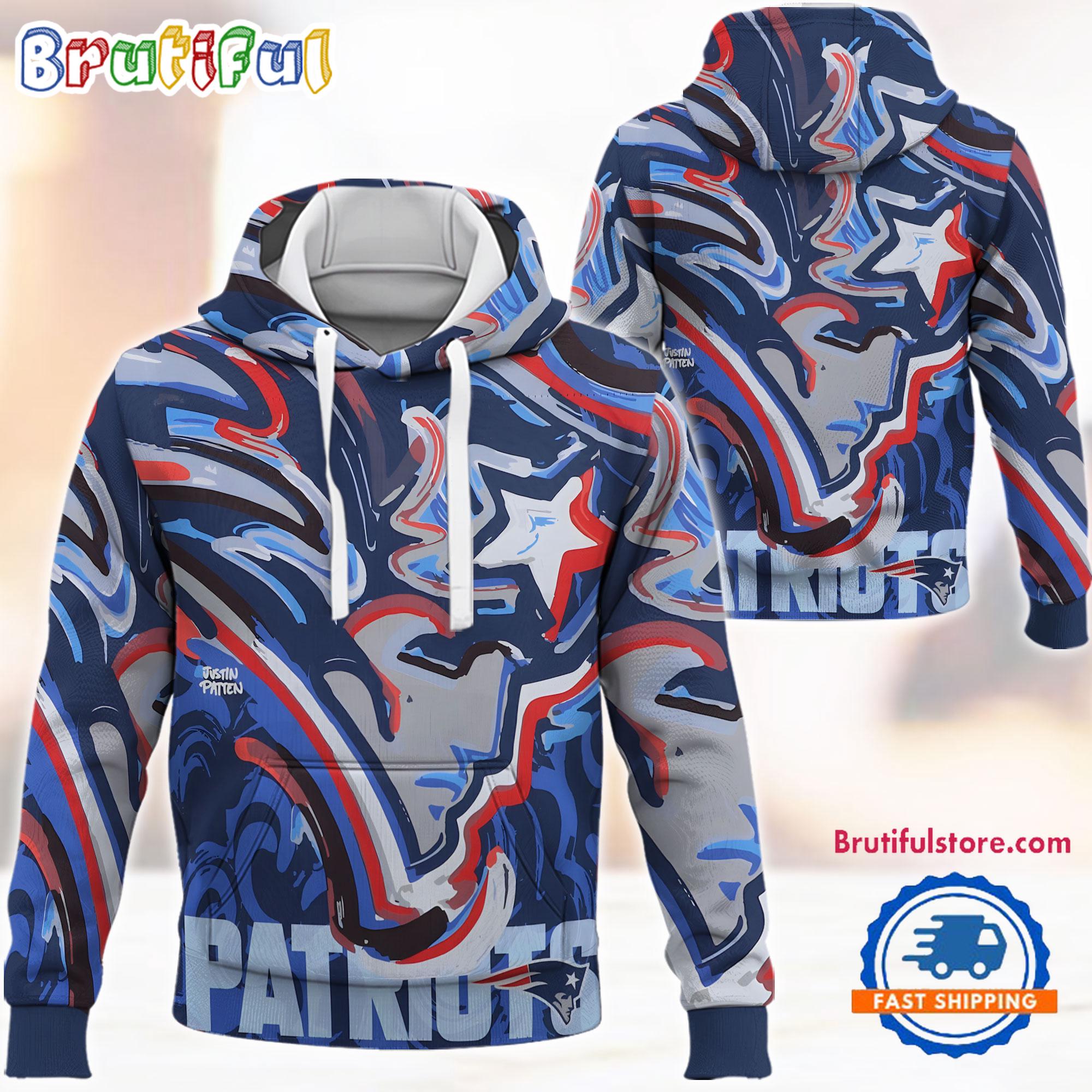 NFL New England Patriots Football Team 2024 Season Art Print New Hoodie, T Shirt, Sweatshirt