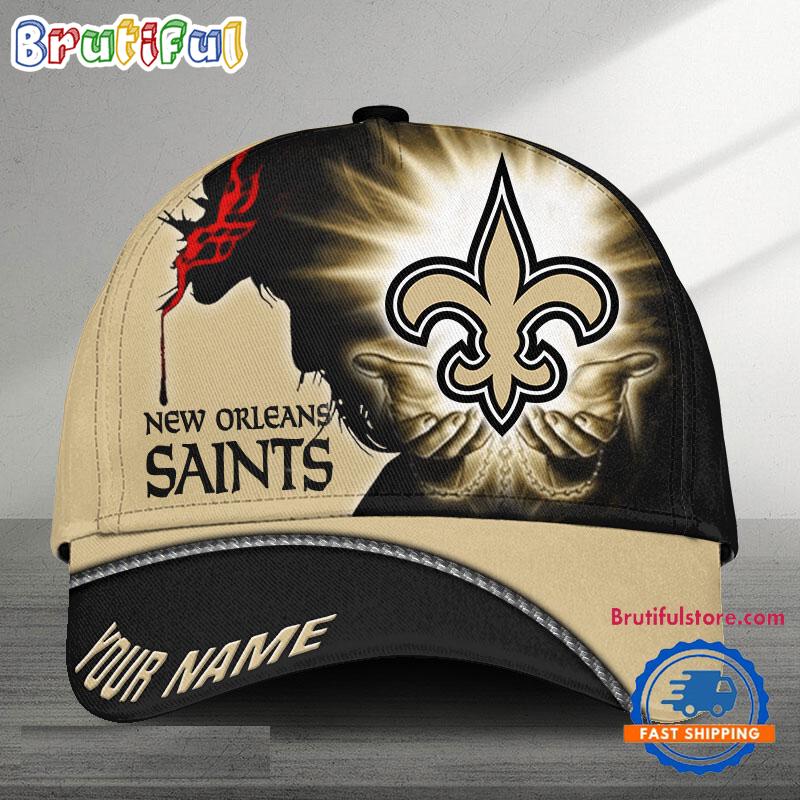 NFL New Orleans Saints Special Christian Custom Baseball Cap, Football God Hats