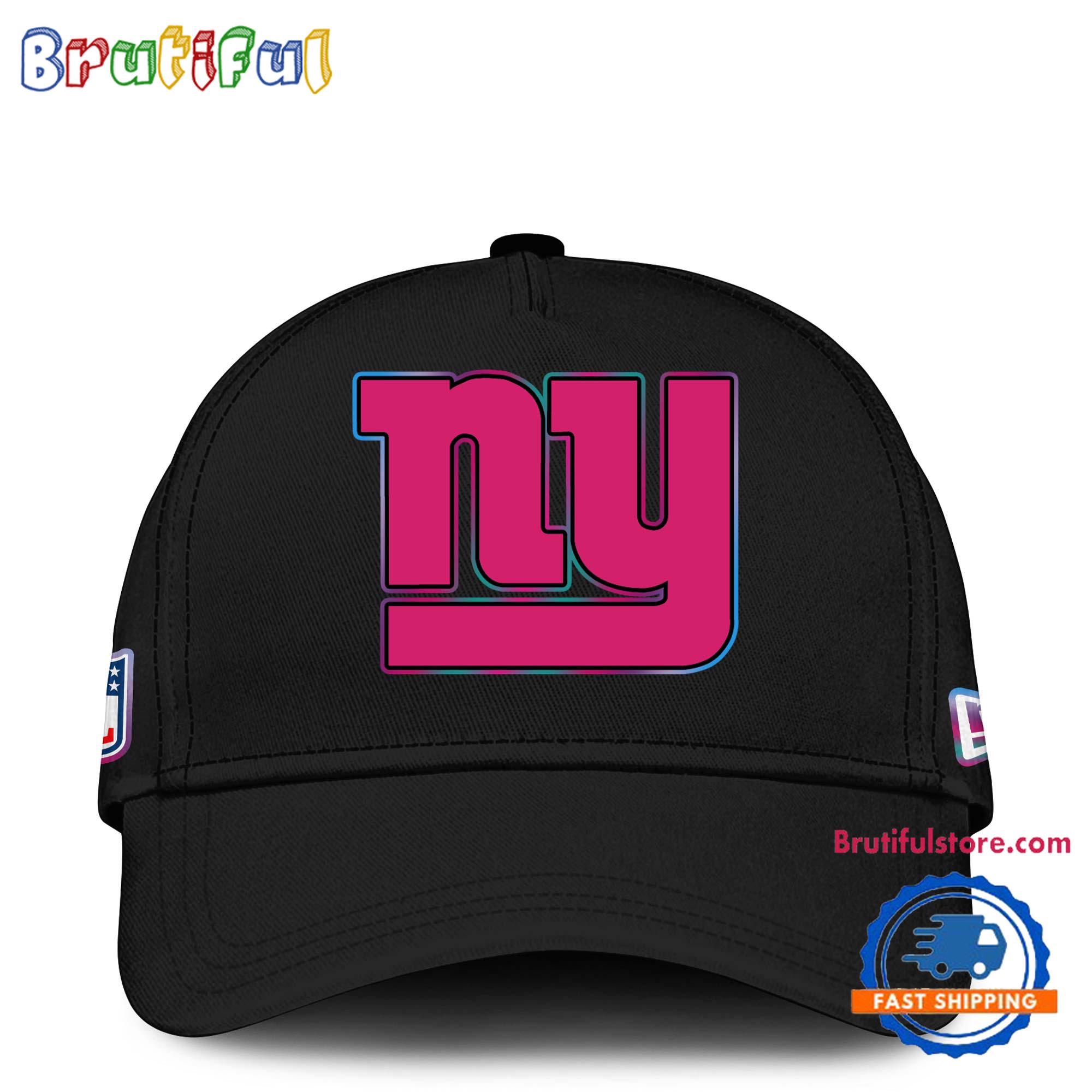 NFL New York Giants Crucial Catch Pink Breast Cancer Awareness New Football Cap Hats