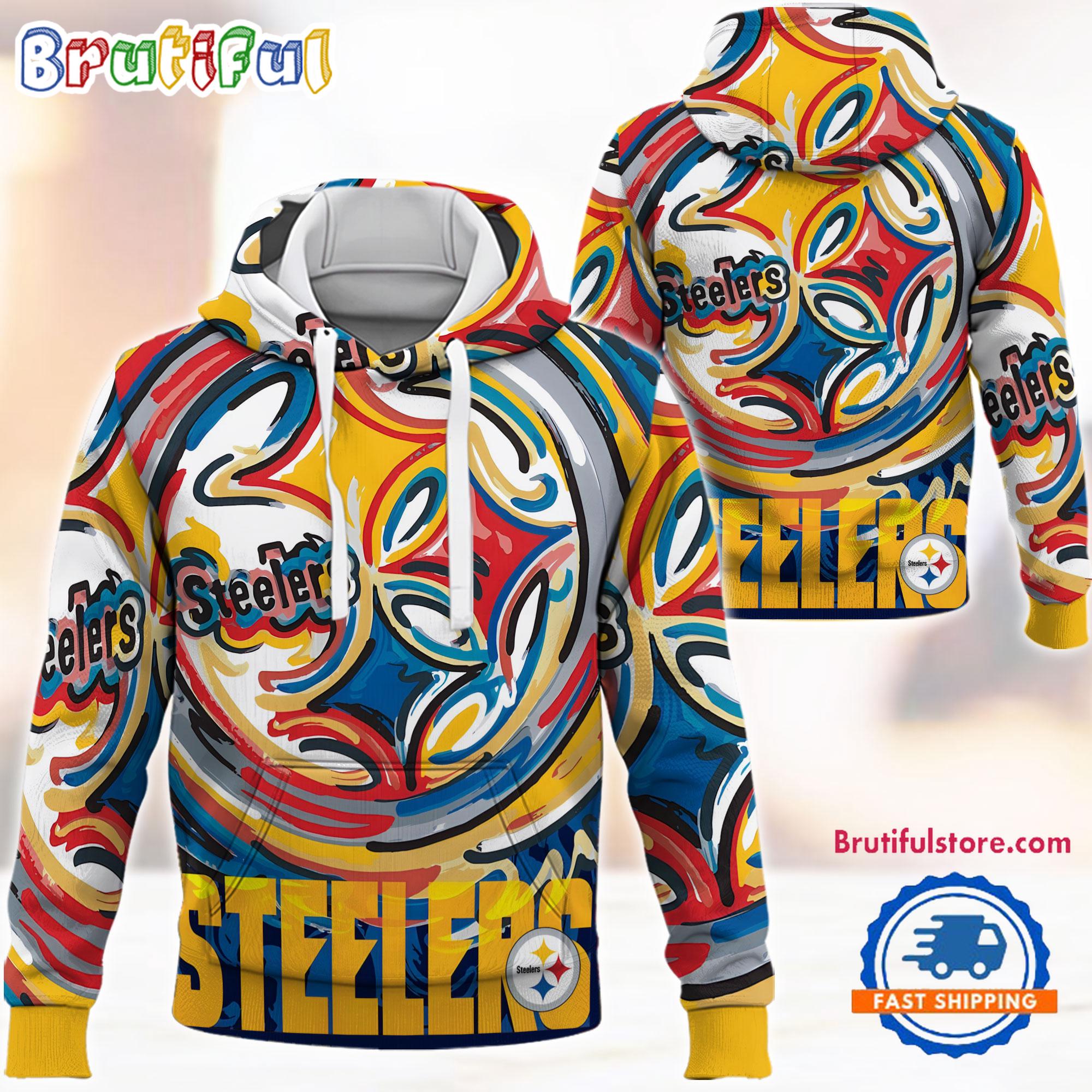 NFL Pittsburgh Steelers Football Team 2024 Season Art Print New Hoodie, T Shirt, Sweatshirt