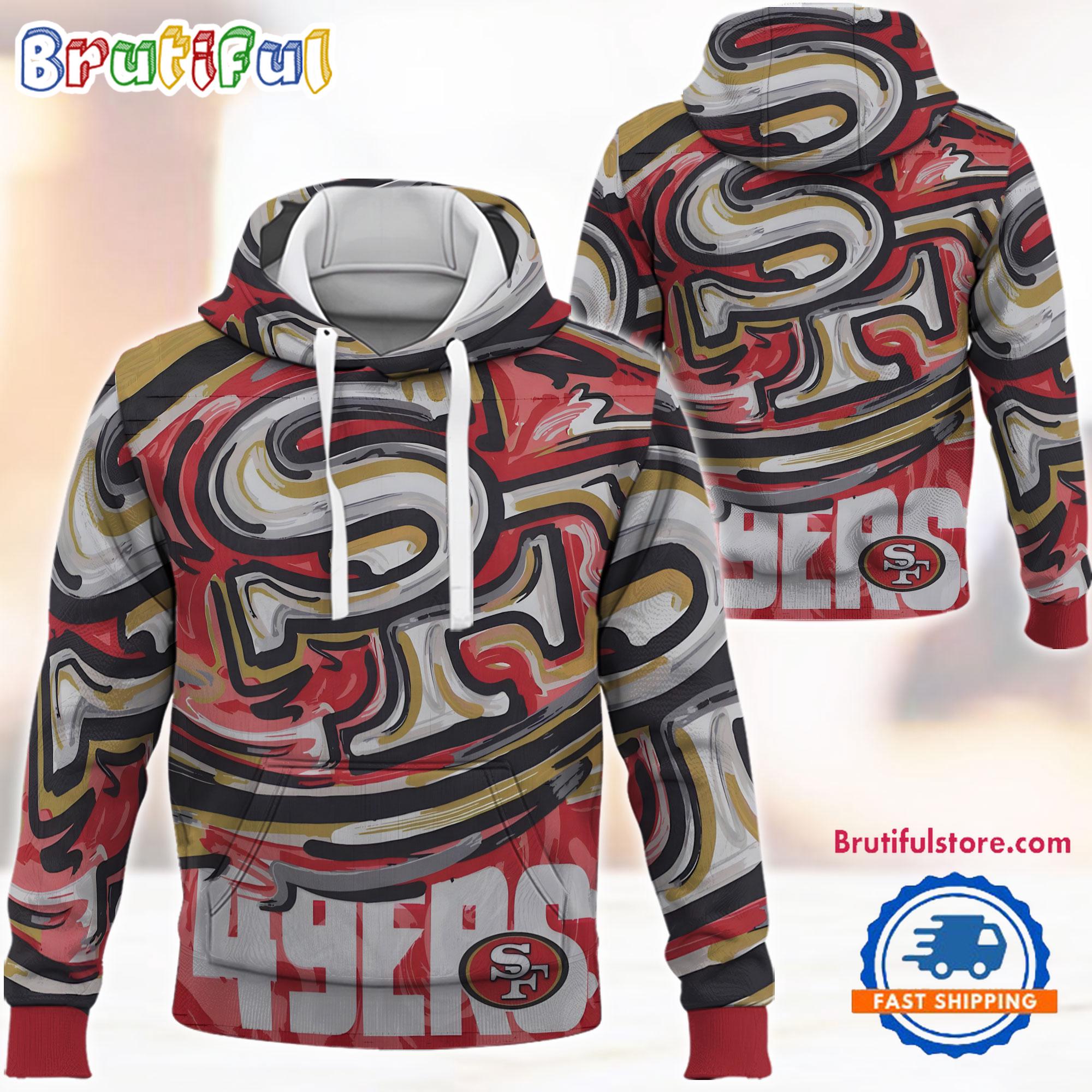 NFL San Francisco 49ers Football Team 2024 Season Art Print New Hoodie, T Shirt, Sweatshirt