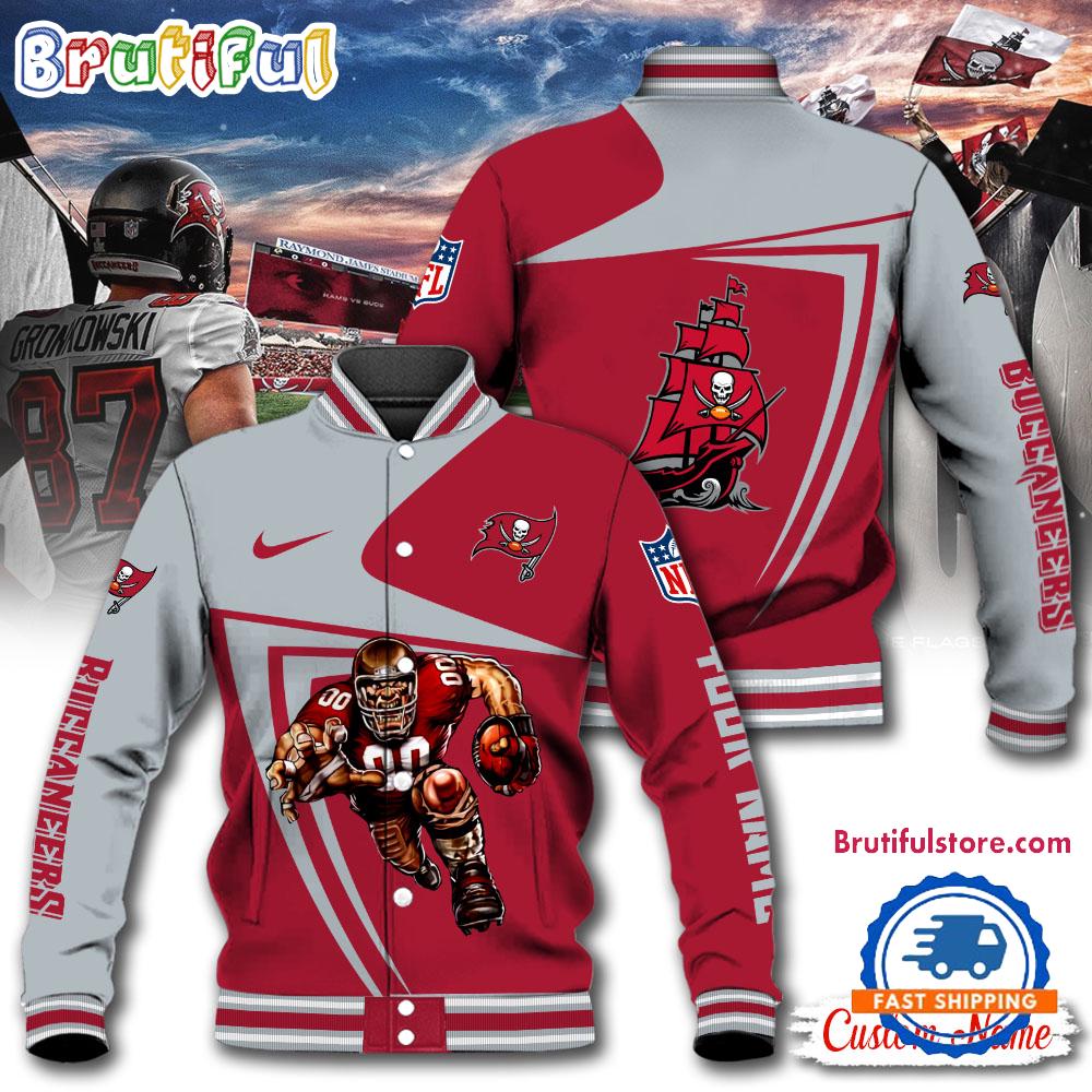 NFL Tampa Bay Buccaneers Football Mascot Limited New Design Baseball Jacket