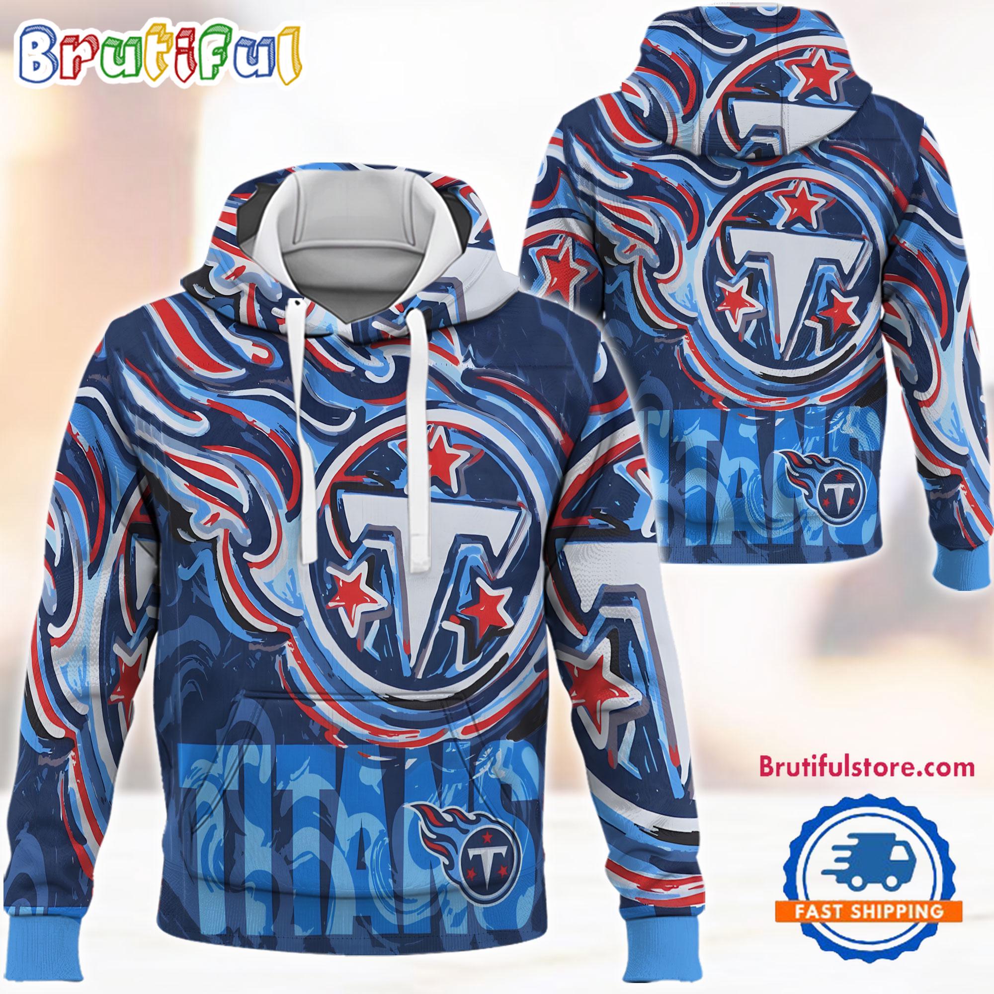NFL Tennessee Titans Football Team 2024 Season Art Print New Hoodie, T Shirt, Sweatshirt