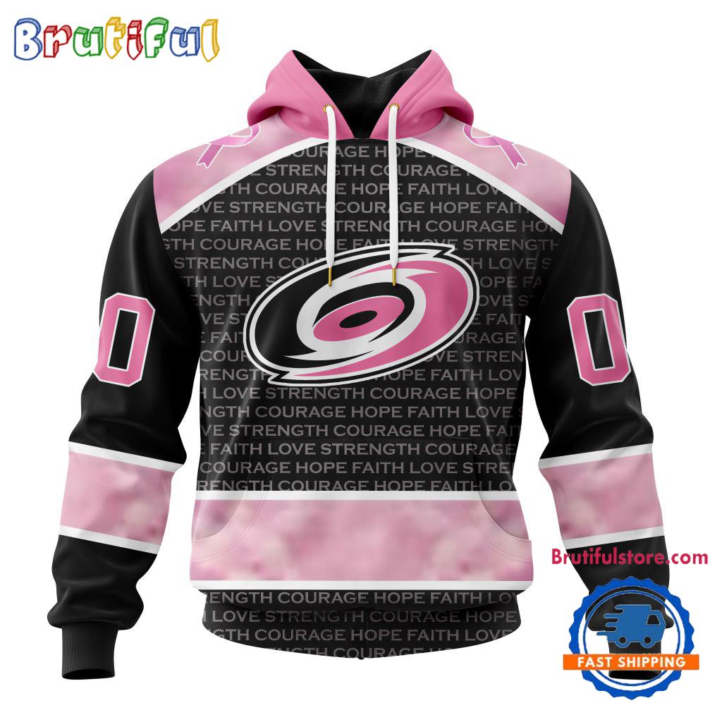 NHL Carolina Hurricanes Special Pink Fight Breast Cancer Art Hoodie, T Shirt, Sweatshirt