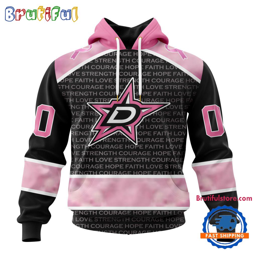 NHL Dallas Stars Special Pink Fight Breast Cancer Art Hoodie, T Shirt, Sweatshirt