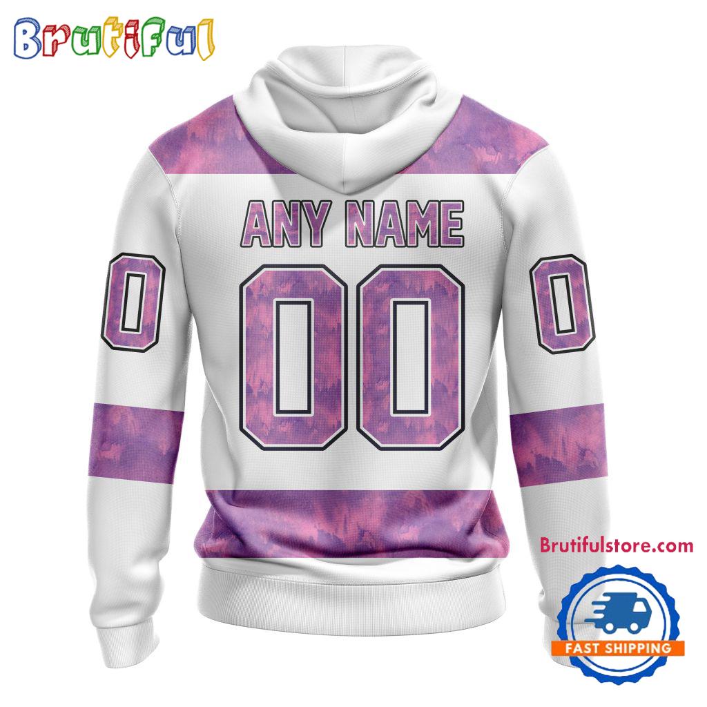 NHL Detroit Red Wings Personalized Hockey Fight Cancer Design Limited New Hoodie, Hockey Fight Cancer 3D Shirt