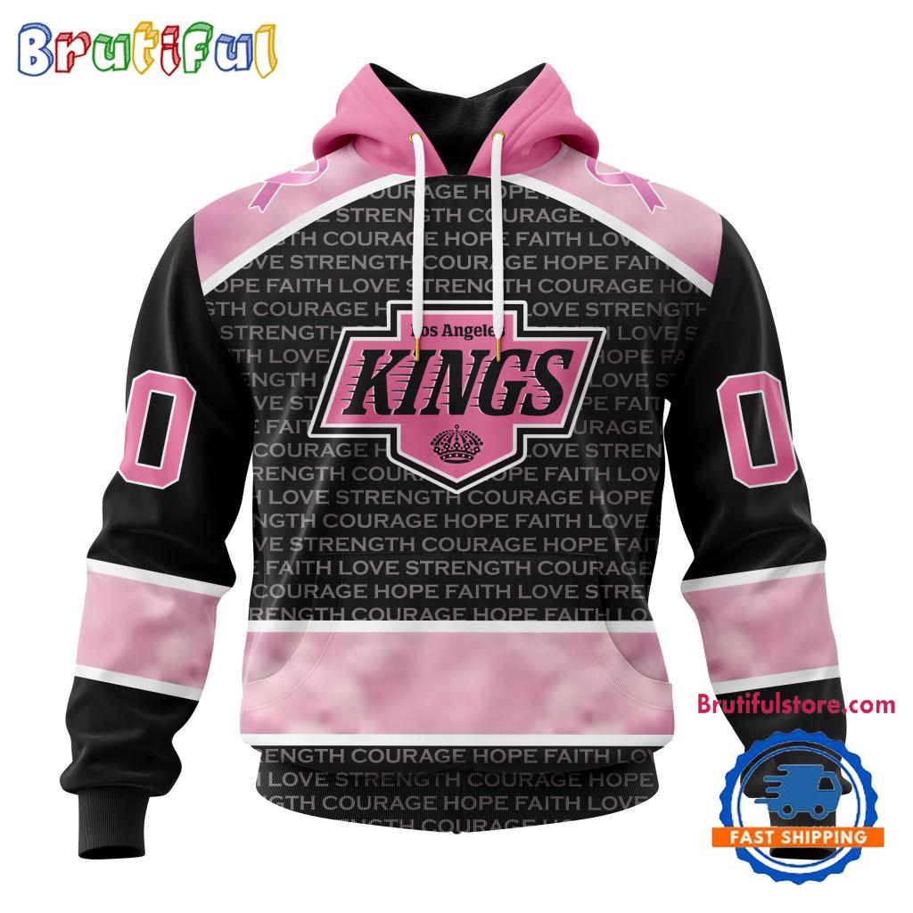 NHL Los Angeles Kings Special Pink Fight Breast Cancer Art Hoodie, T Shirt, Sweatshirt