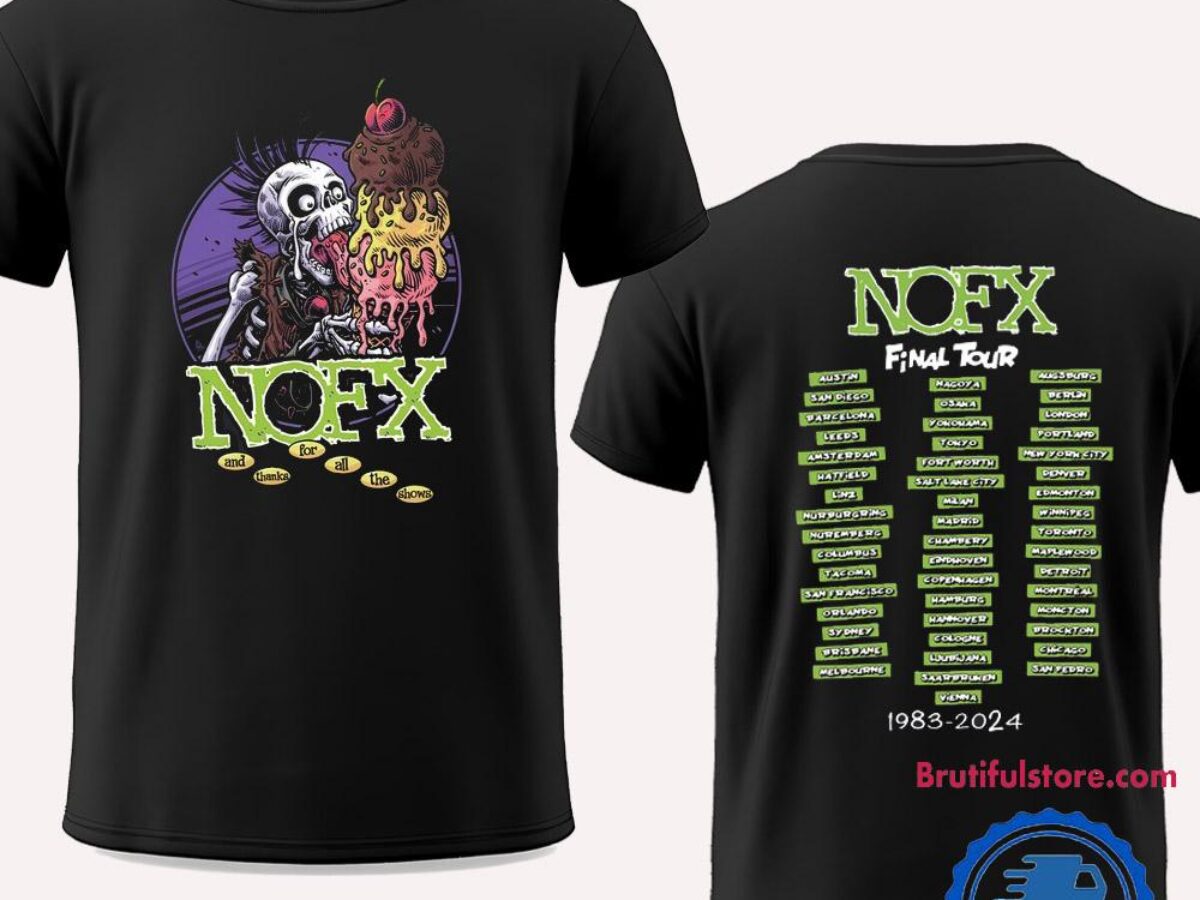 Nofx Big Cream Final Tour 2024 Limited T Shirt