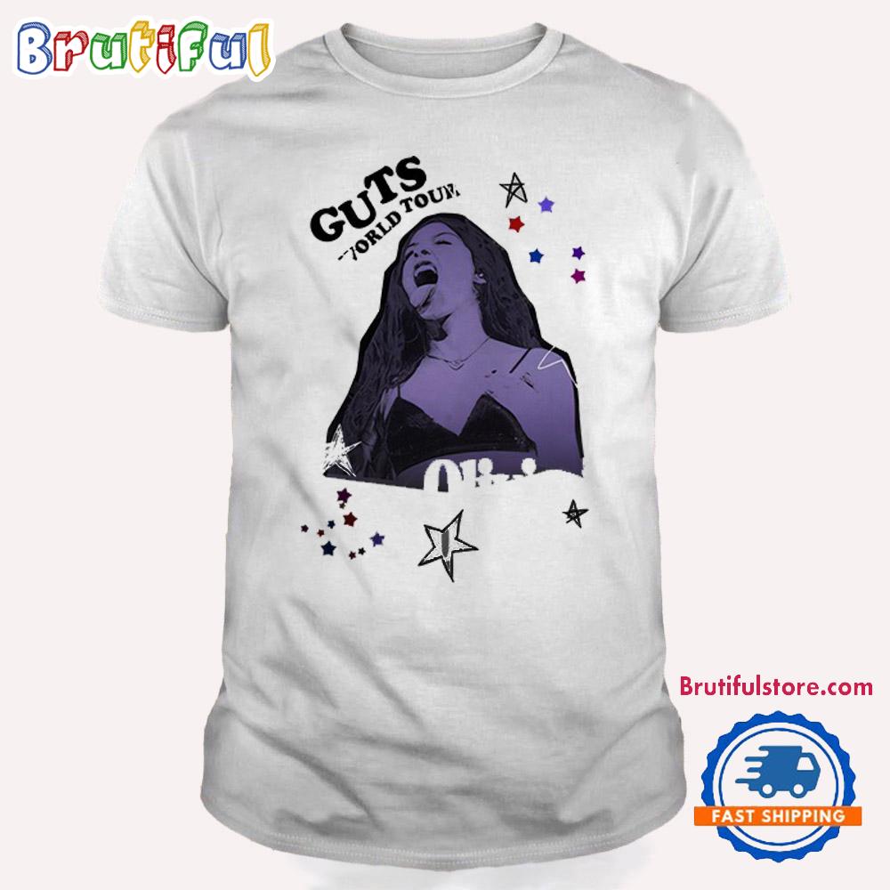 Olivia Rodrigo GUTS World Tour 2024 Setlist T Shirt