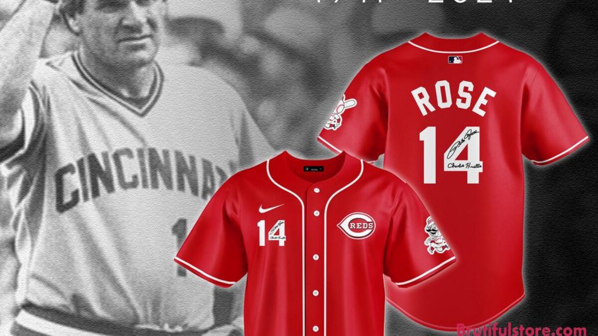 Pete Rose 1941-2024 Signature Baseball Jersey Shirt