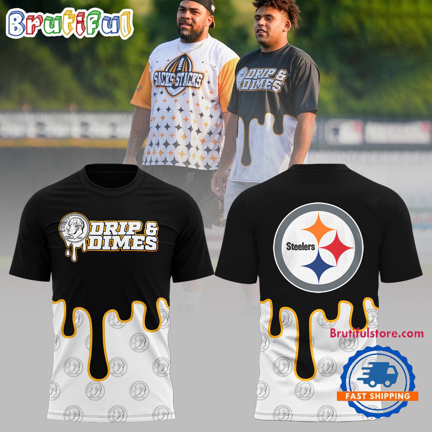 Pittsburgh Steelers NFL 2024 Drip And Dimes Limited 3D Shirt