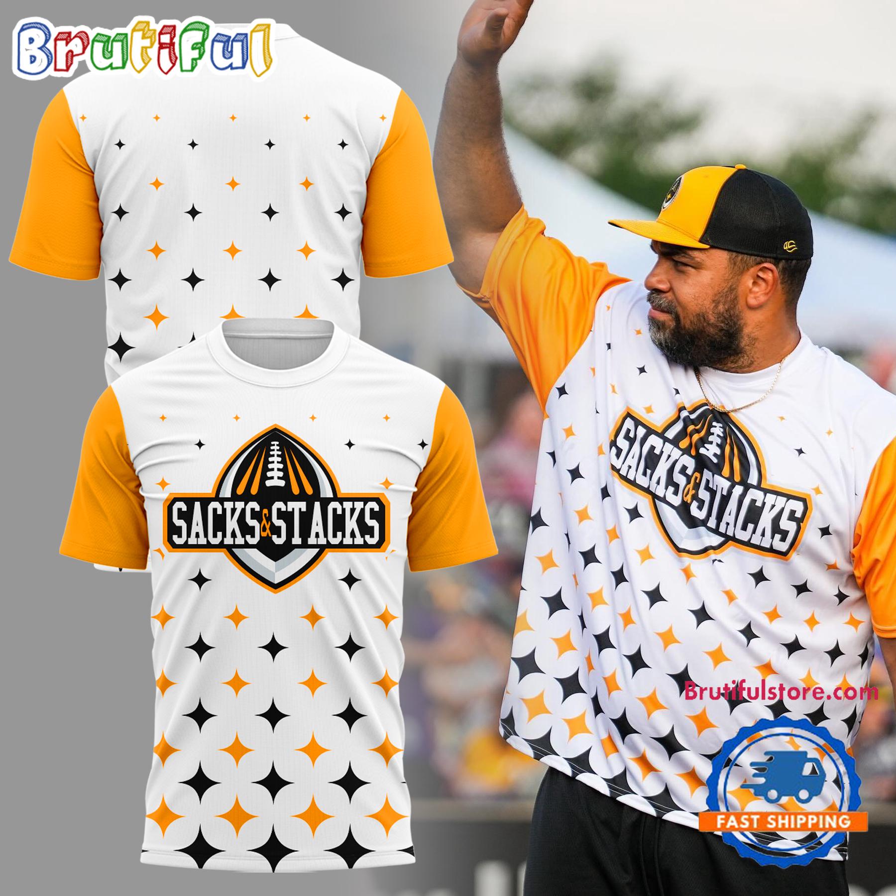 Pittsburgh Steelers NFL 2024 Sack And Stack Limited T Shirt