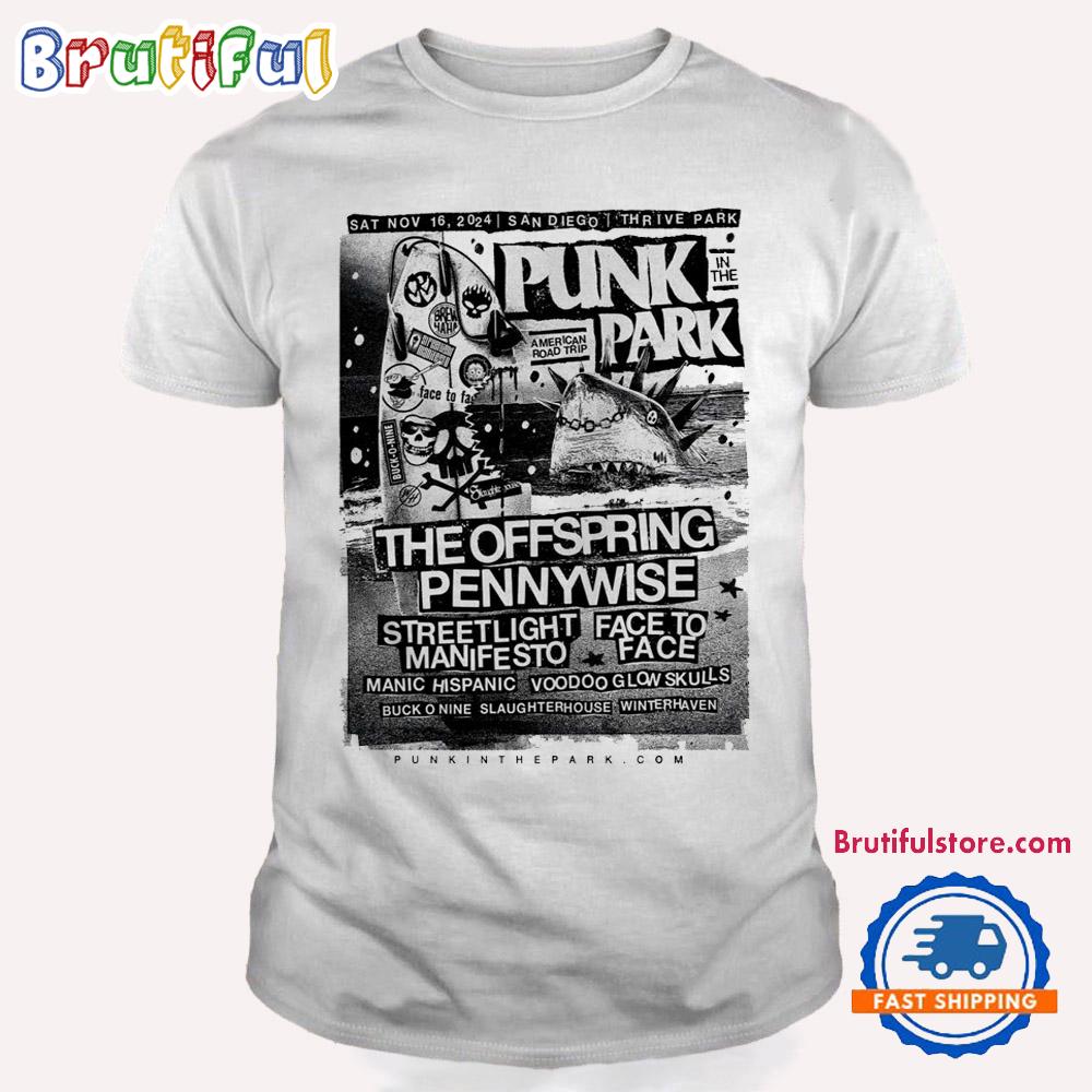 Punk In The Park Thrive Park San Diego, CA Nov 16 2024 Tour T Shirt