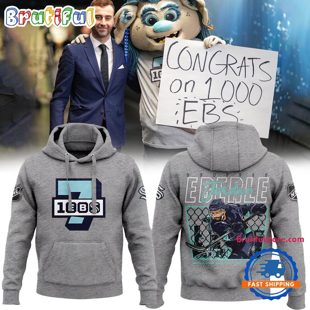 Seattle Kraken Jordan Eberle Ebs1000 Unisex Hoodie