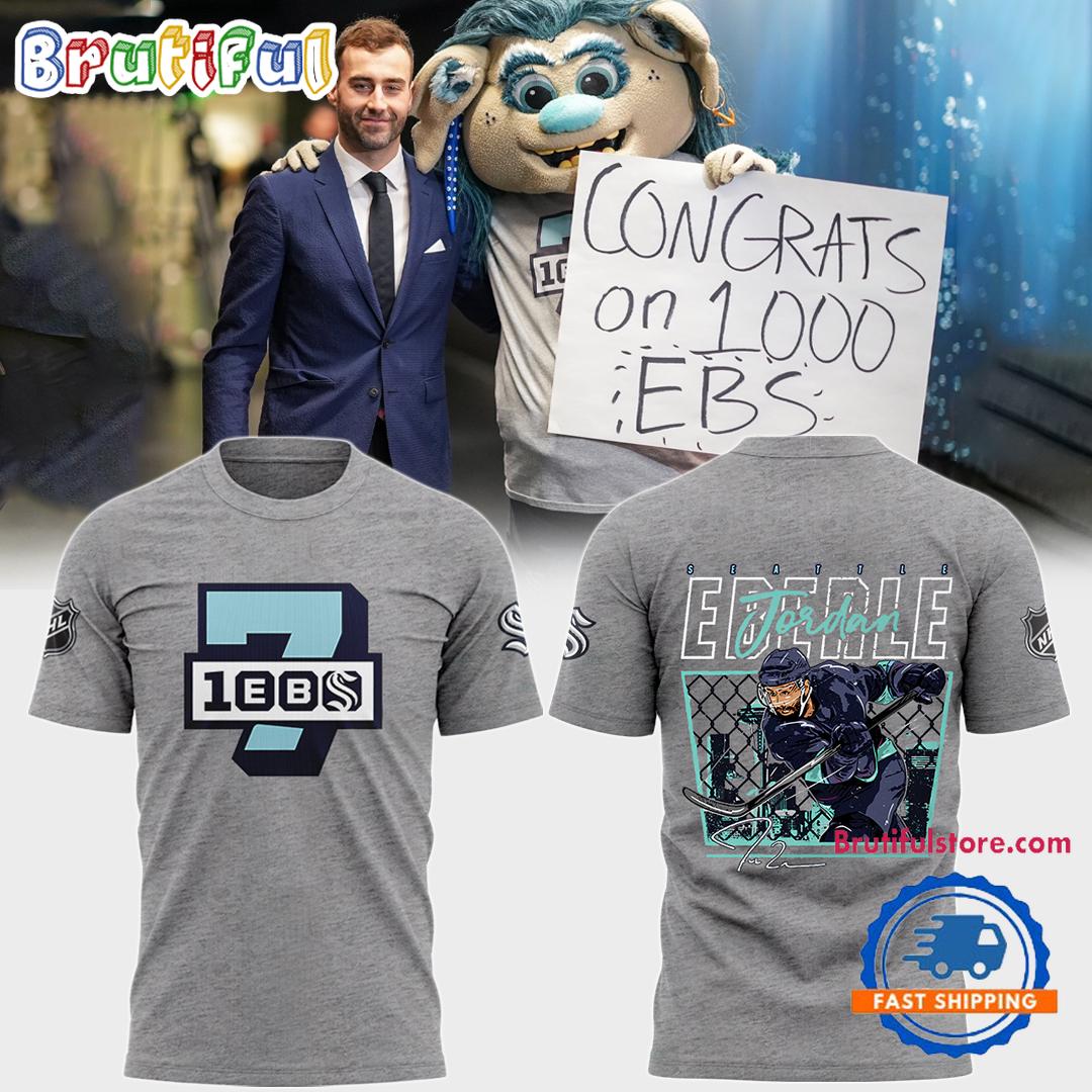 Seattle Kraken Jordan Eberle Ebs1000 Unisex T Shirt