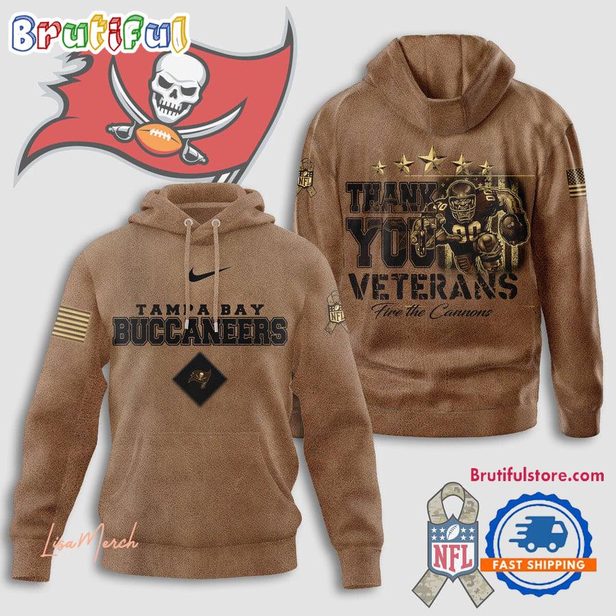 Tampa Bay Buccaneers Thank You Veterans Fire The Cannons Hoodie