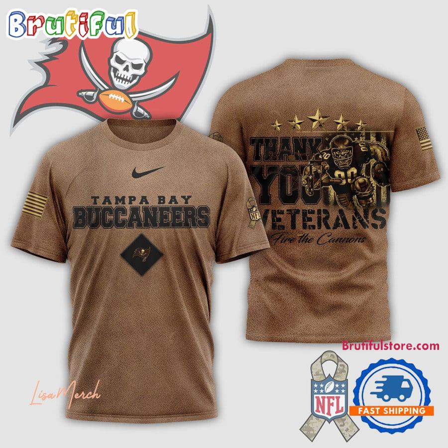 Tampa Bay Buccaneers Thank You Veterans Fire The Cannons T Shirt
