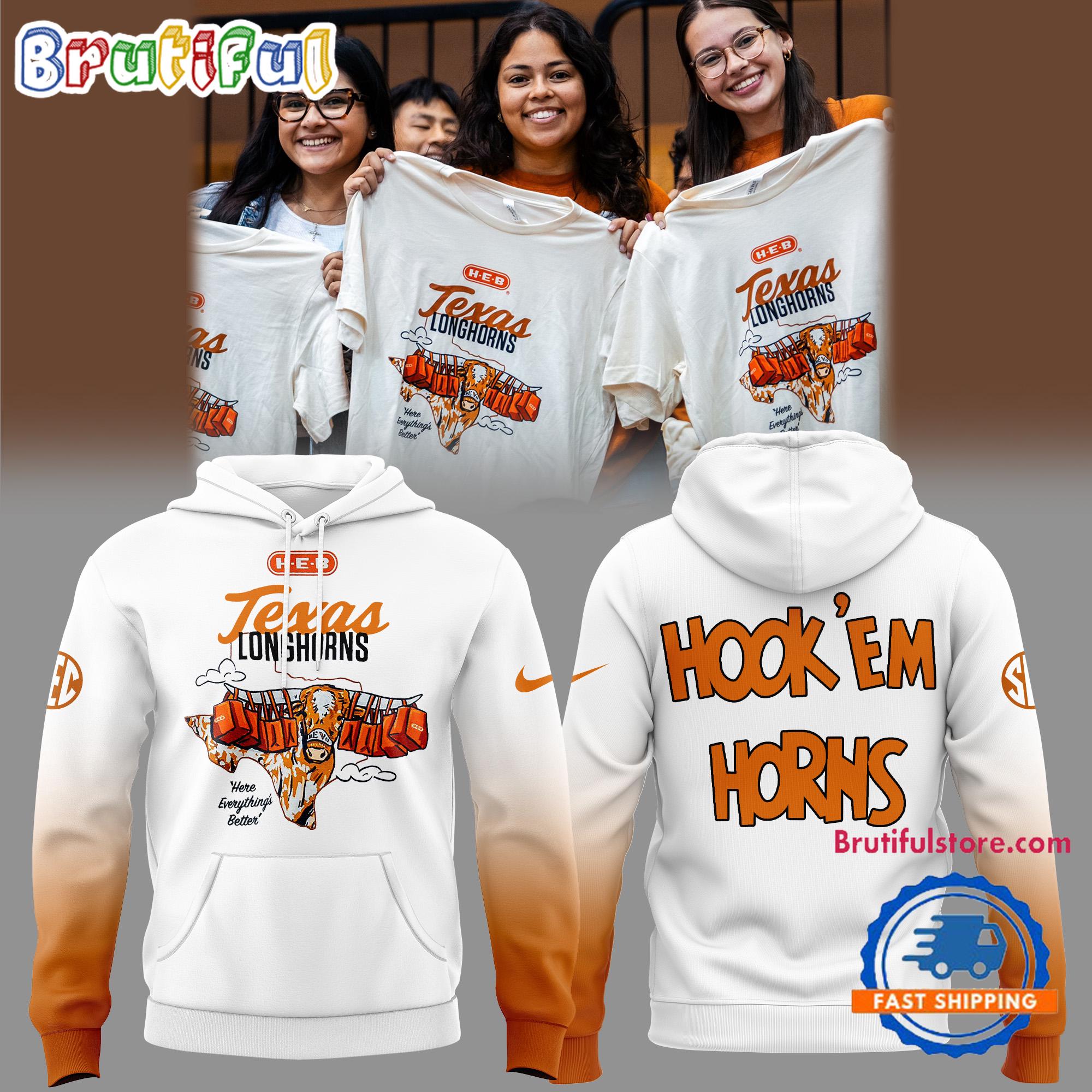Texas Longhorns Hook'em Horns Hoodie